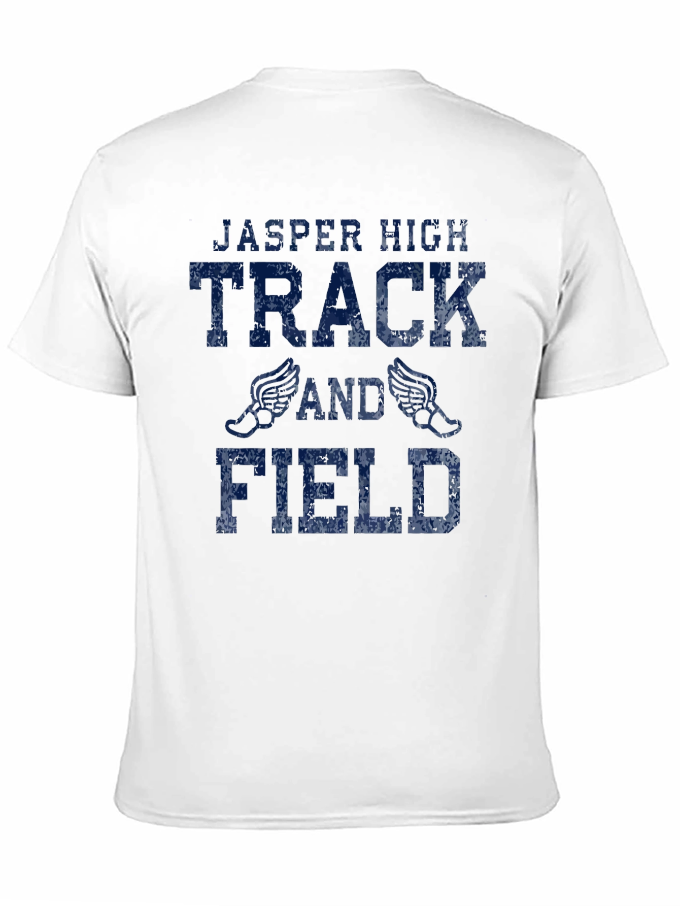 Jasper High Track and Field Black Graphic T-Shirt