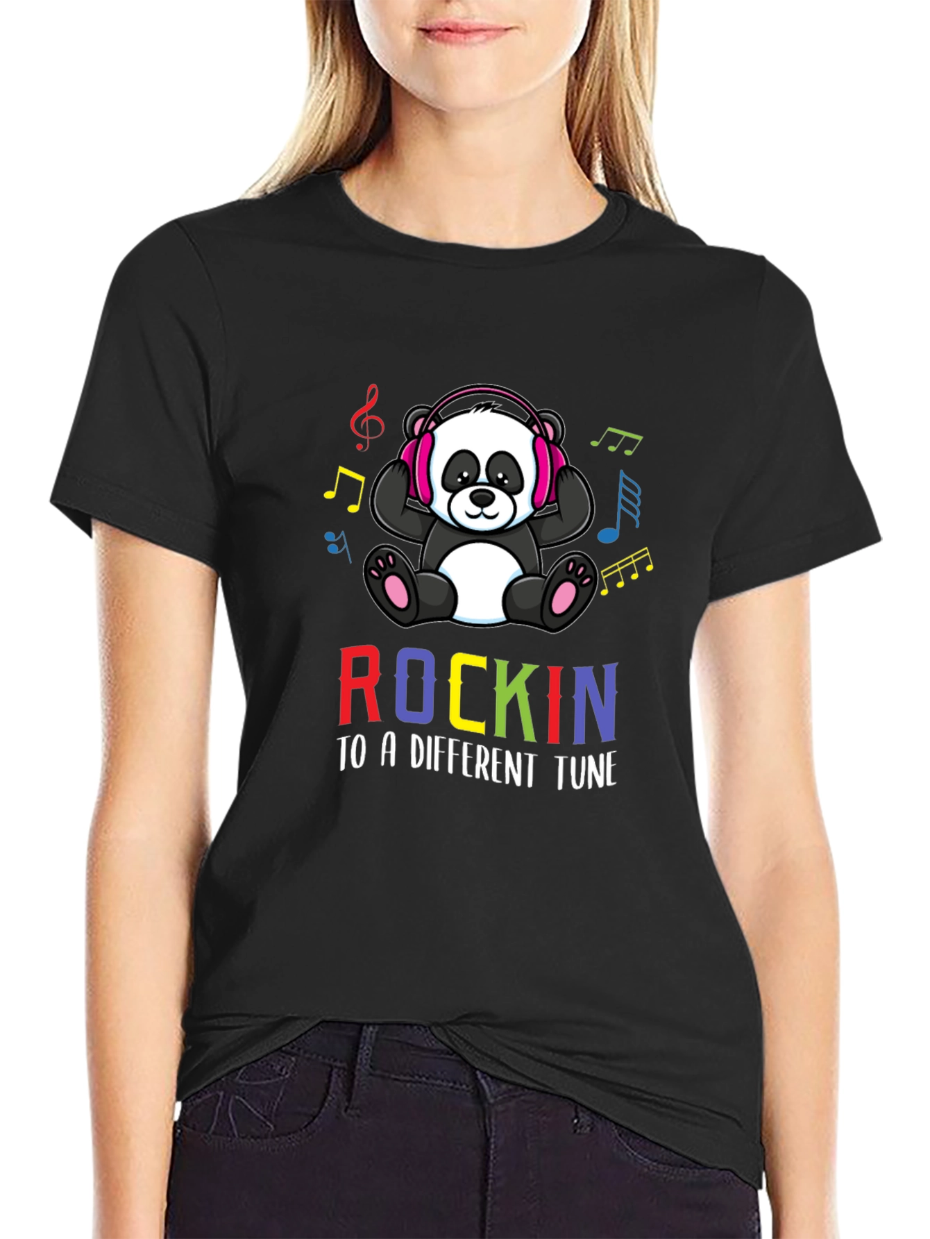Rockin Panda T-Shirt - Different Tune