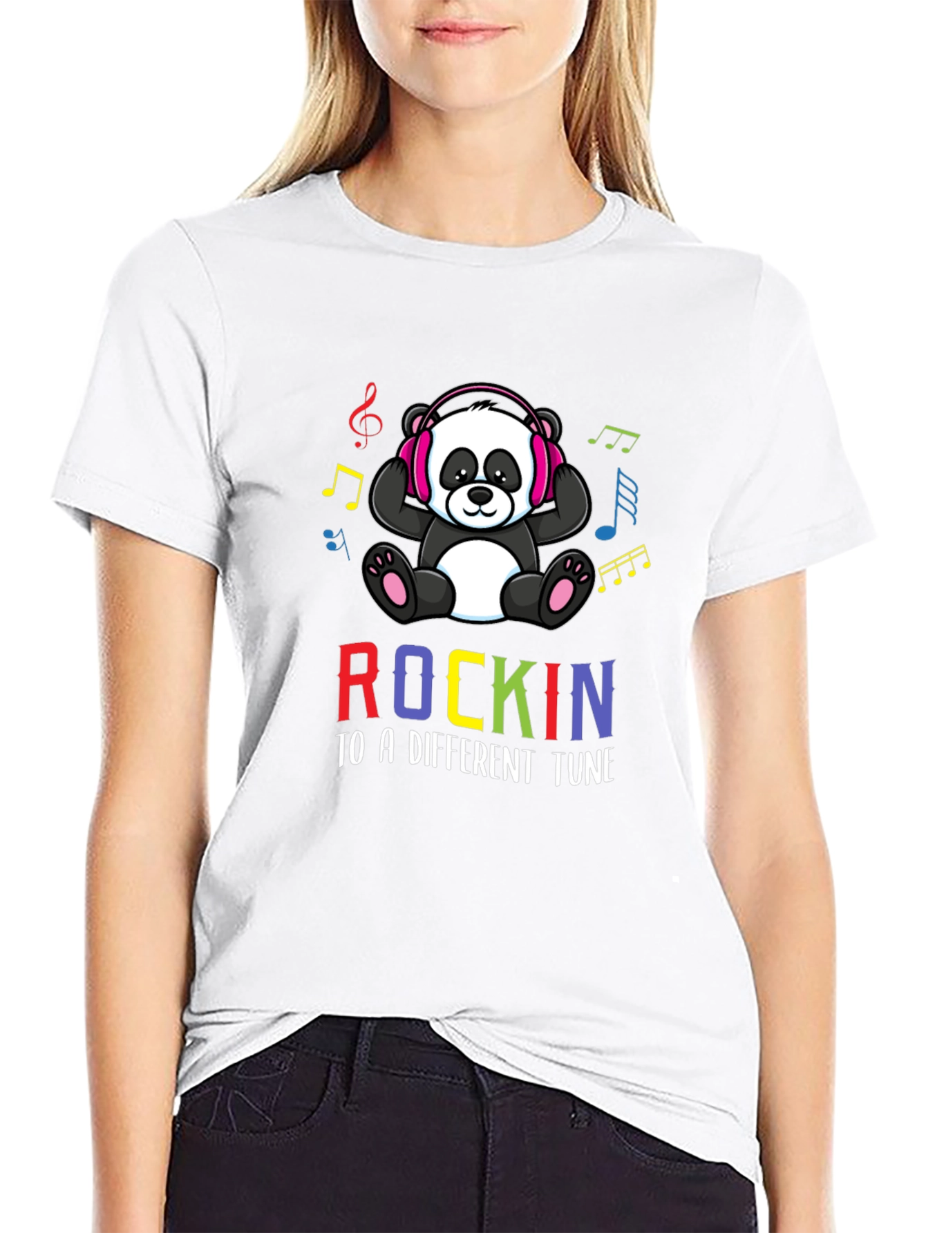 Rockin Panda T-Shirt - Different Tune