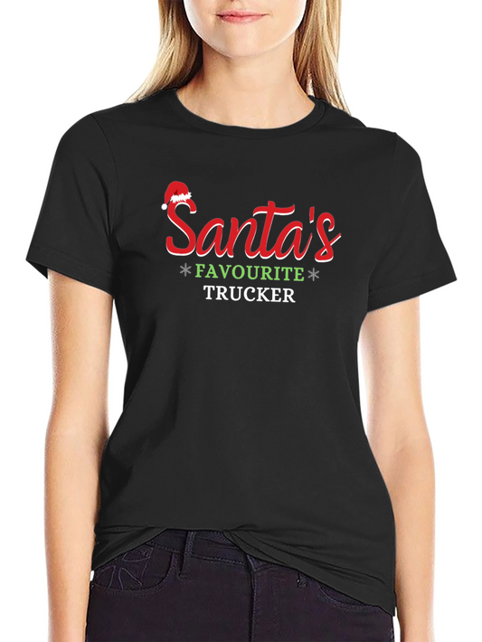 Santas Favourite Trucker T-Shirt