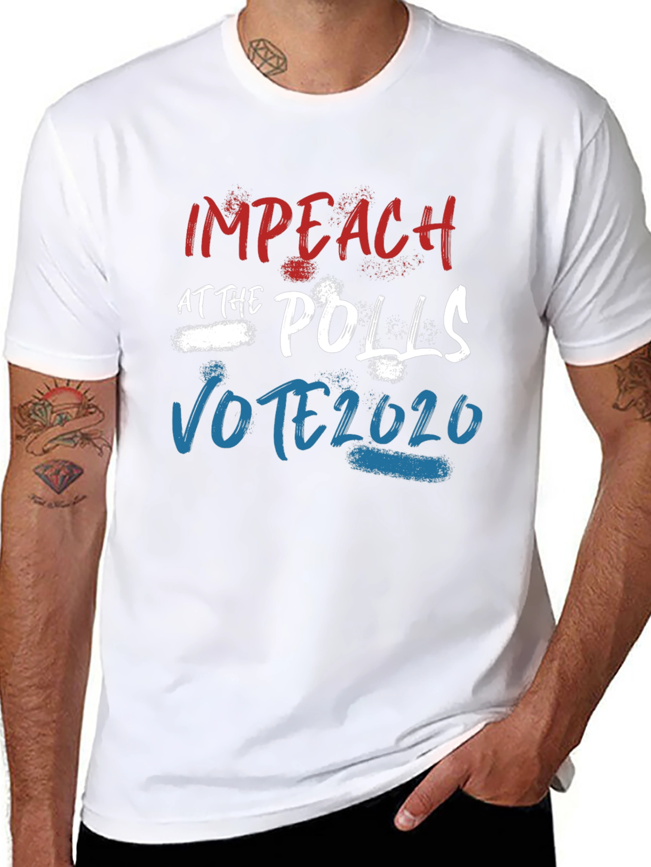 Impeach At The Polls Vote 2020 Graphic T-Shirt