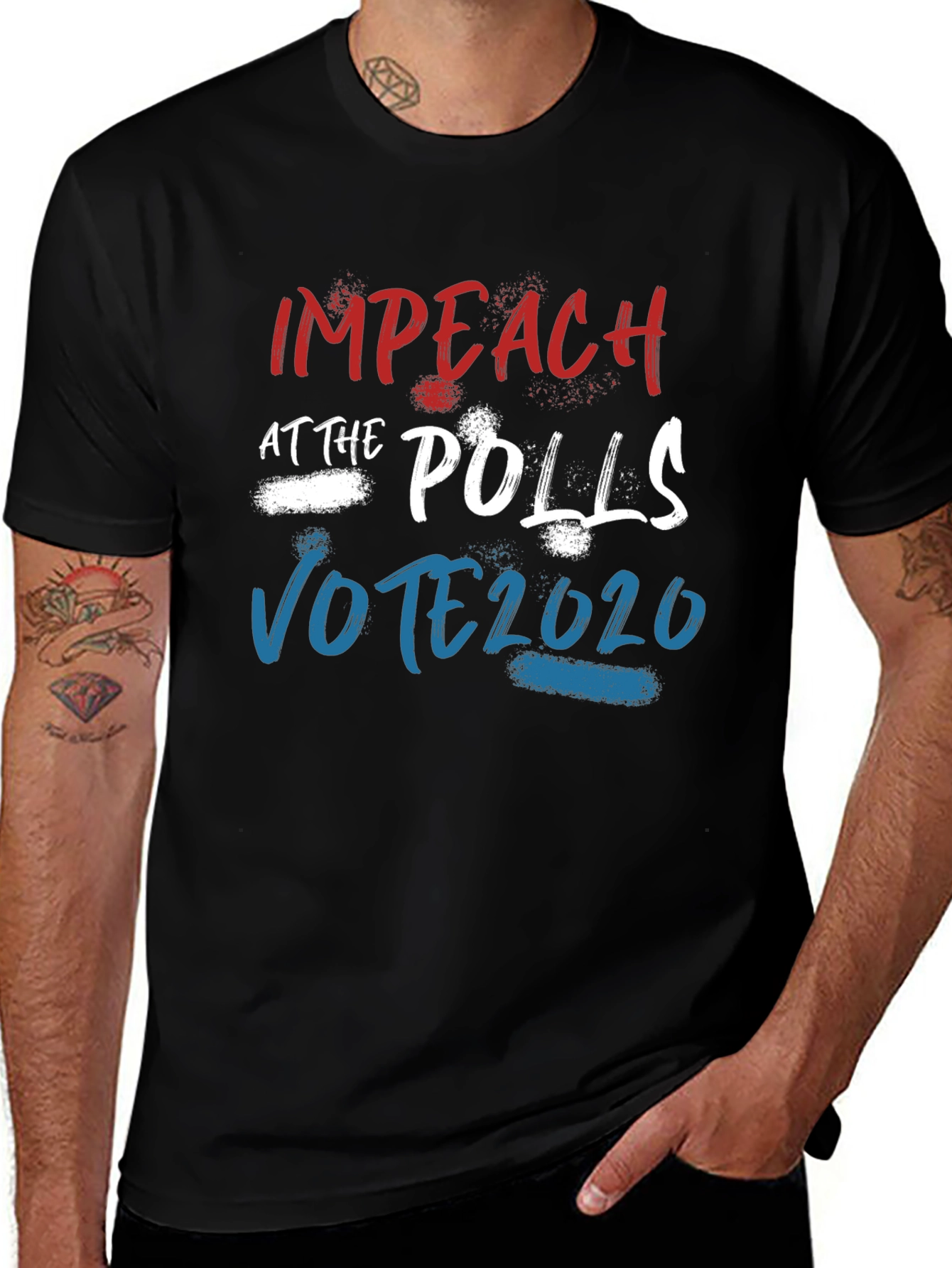 Impeach At The Polls Vote 2020 Graphic T-Shirt