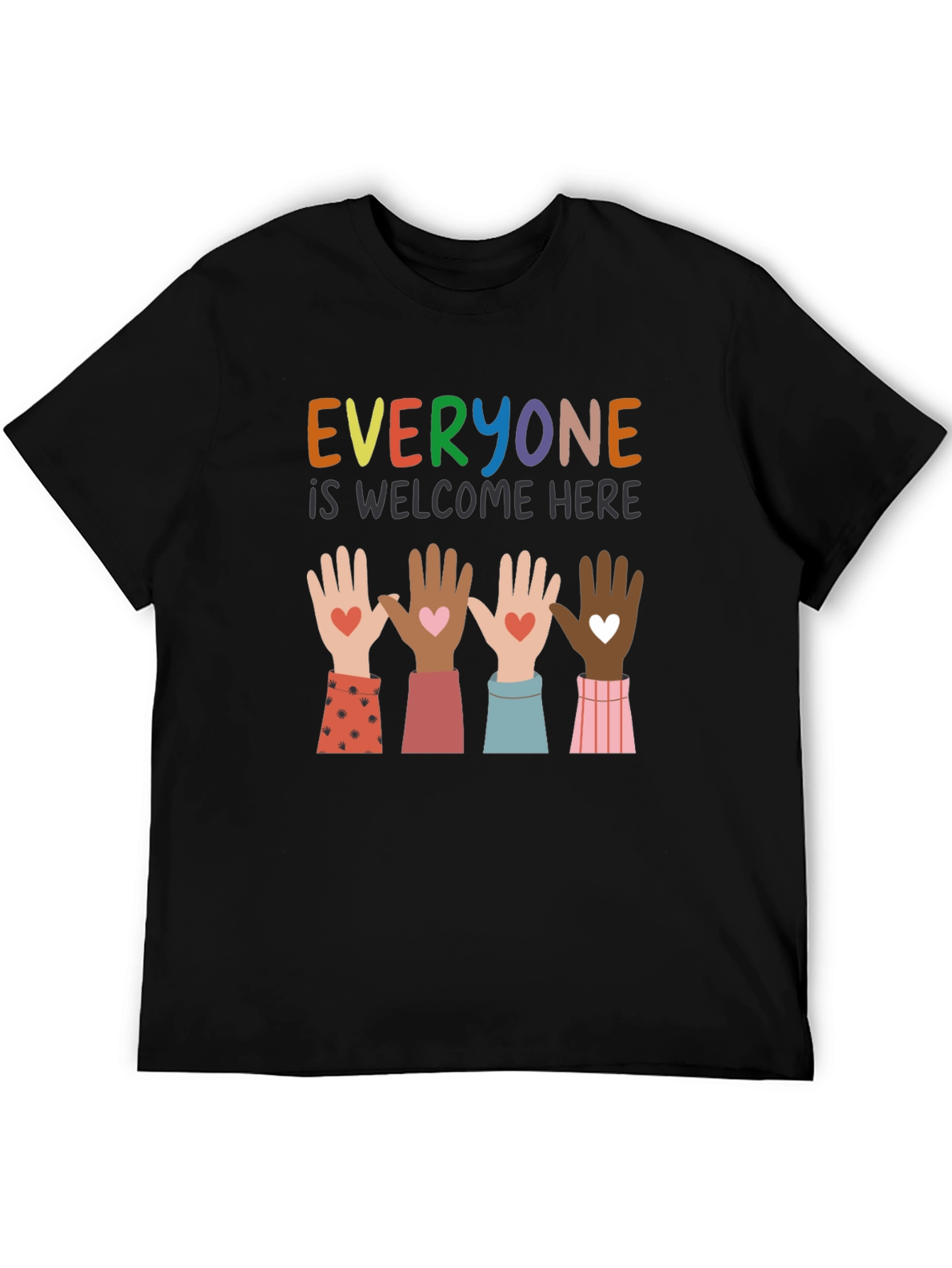 Everyone is Welcome Here Graphic T-Shirt