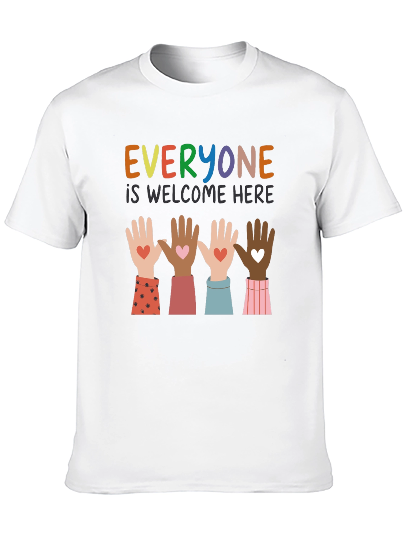 Everyone is Welcome Here Graphic T-Shirt
