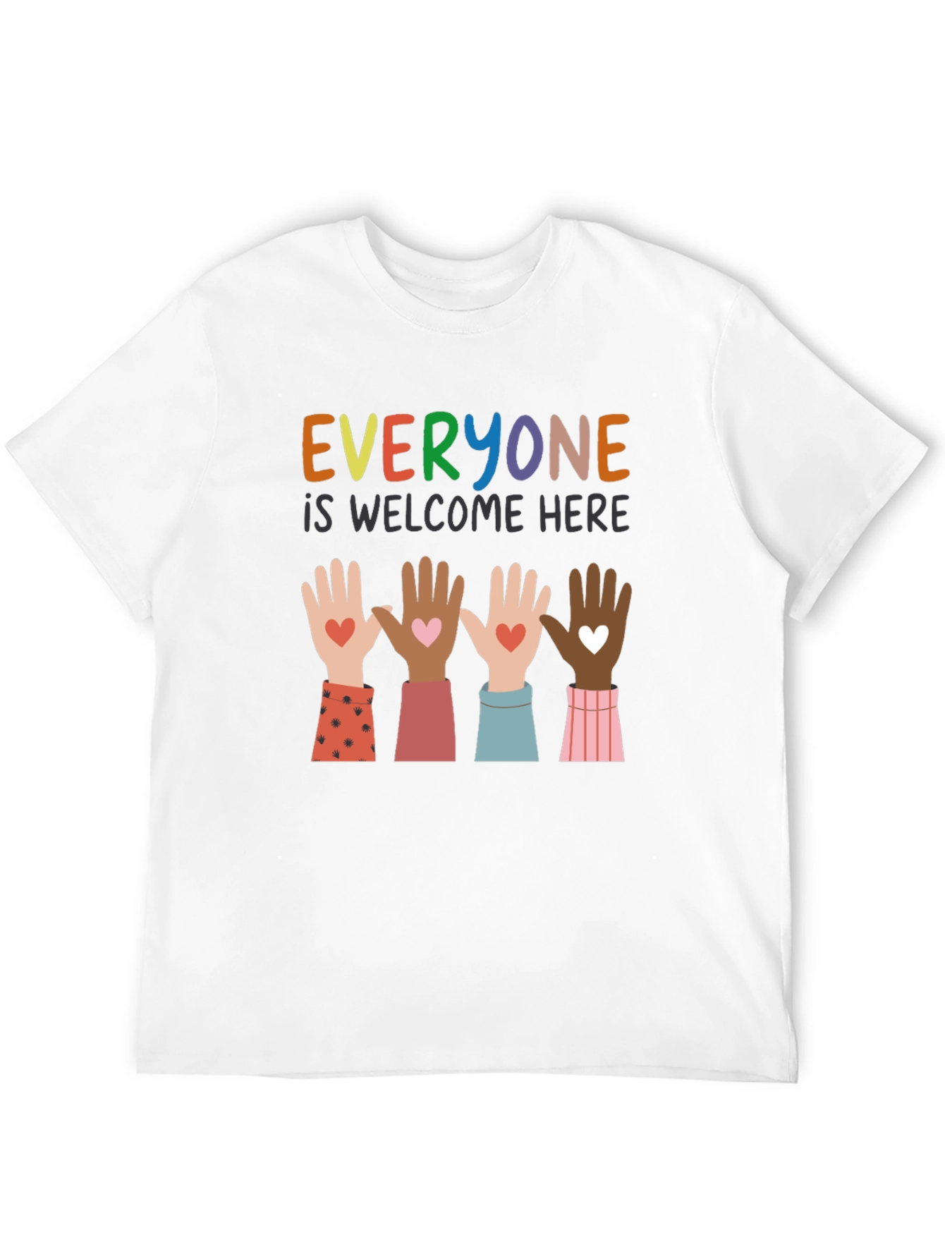 Everyone is Welcome Here Graphic T-Shirt