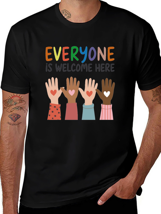 Everyone is Welcome Here Graphic T-Shirt
