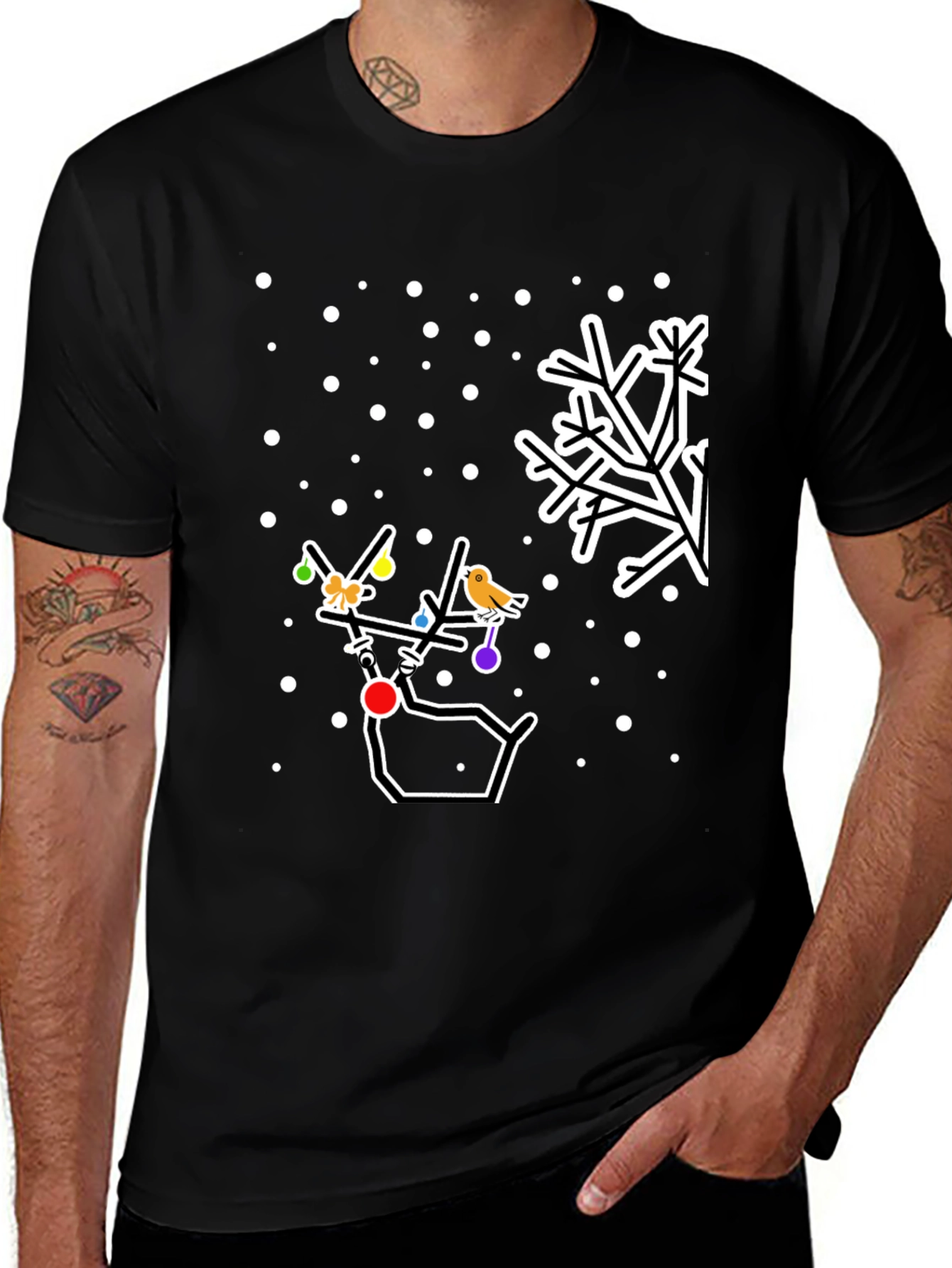 Festive Deer Christmas T-Shirt