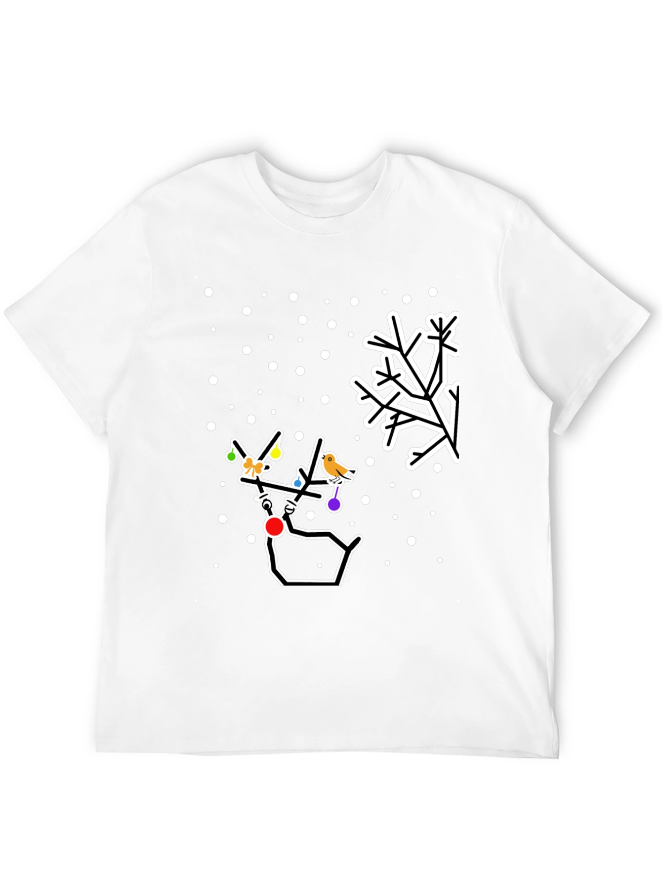 Festive Deer Christmas T-Shirt