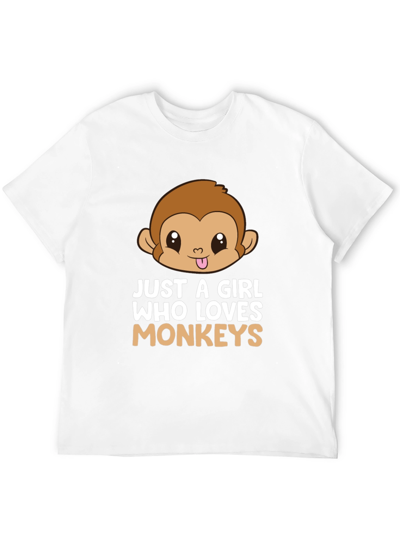 Just a Girl Who Loves Monkeys T-Shirt
