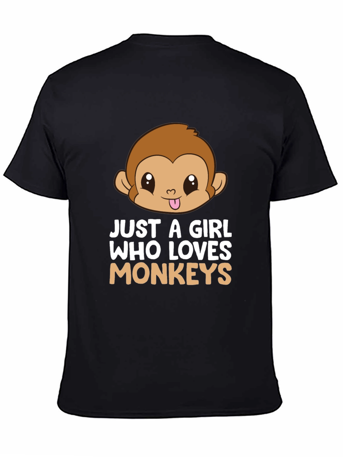 Just a Girl Who Loves Monkeys T-Shirt