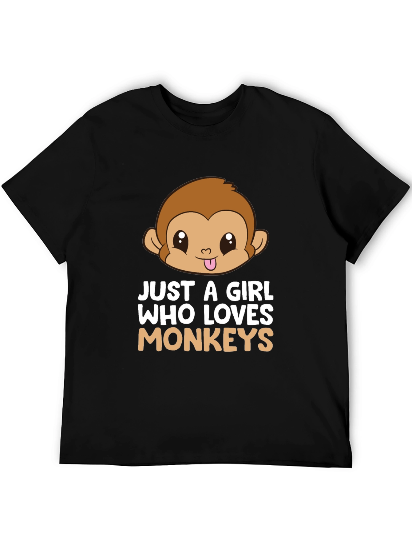 Just a Girl Who Loves Monkeys T-Shirt