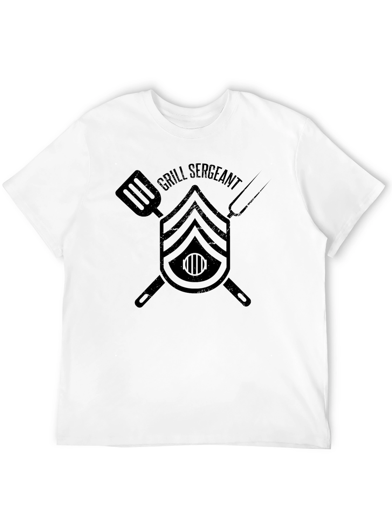Grill Sergeant Black Graphic T-Shirt