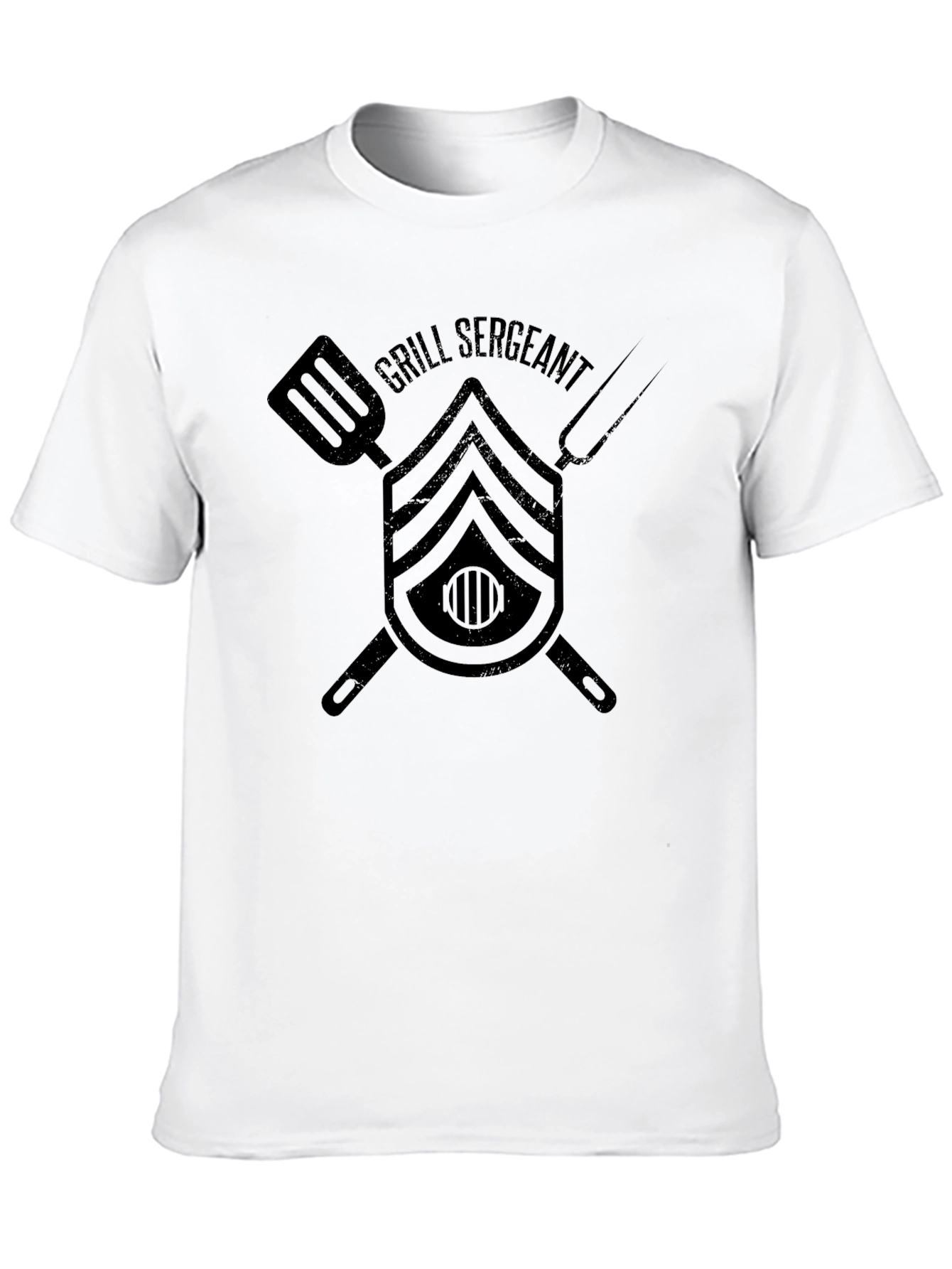 Grill Sergeant Black Graphic T-Shirt