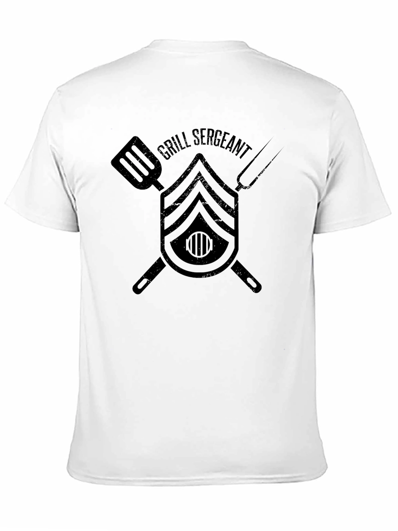 Grill Sergeant Black Graphic T-Shirt