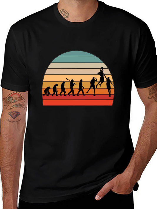 Basketball Evolution Graphic Tee