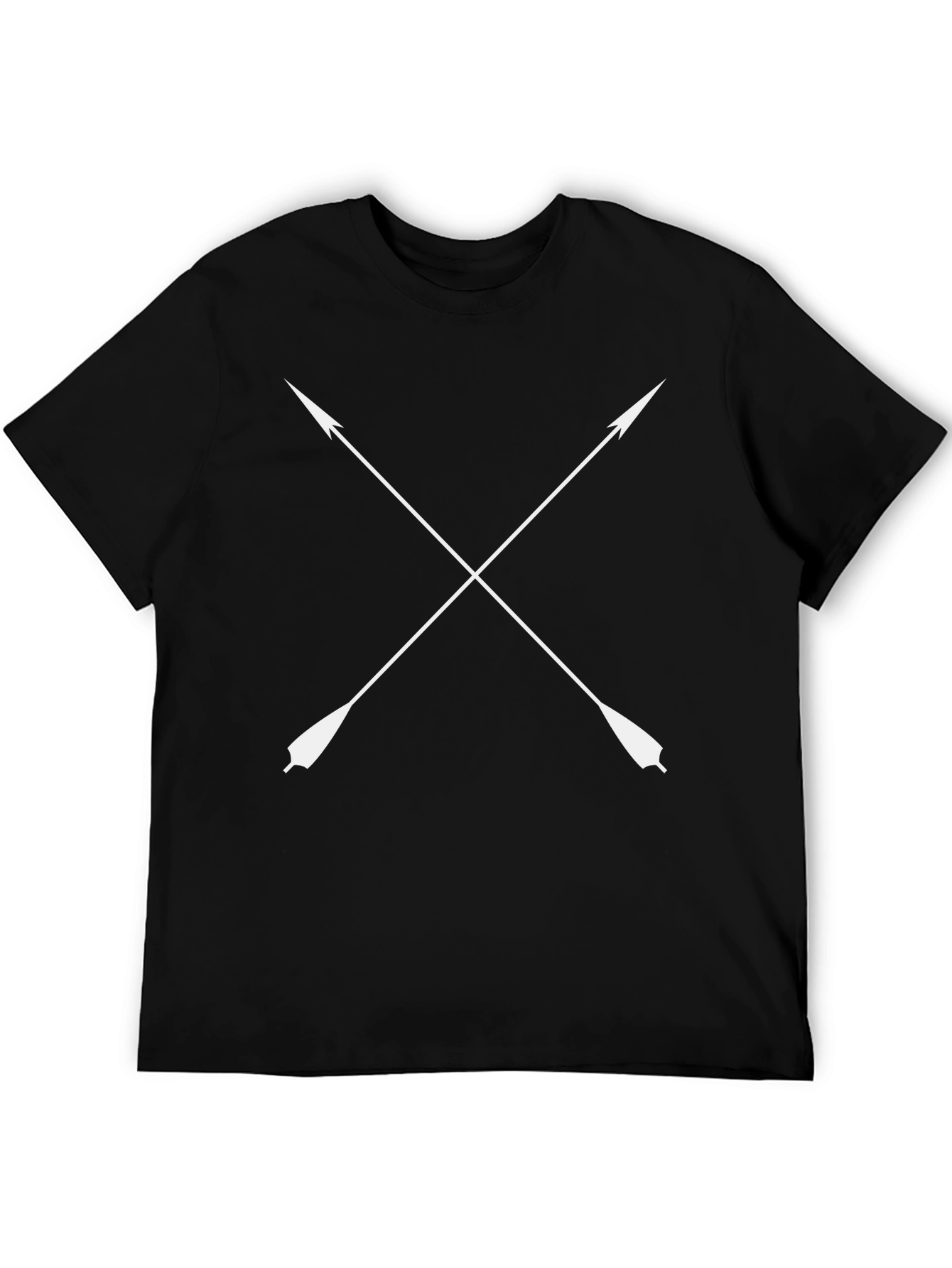 Crossed Arrows Black Graphic Tee