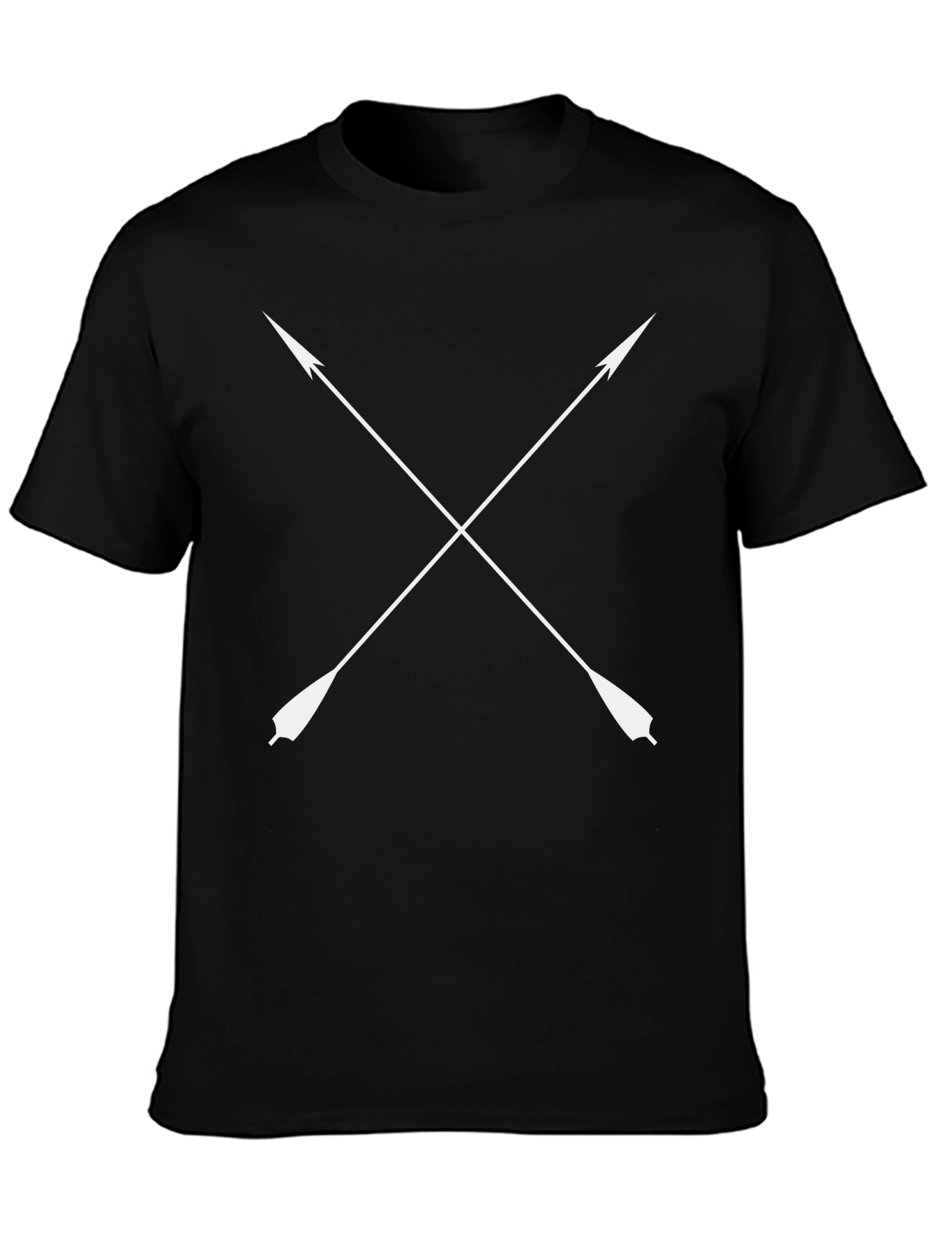 Crossed Arrows Black Graphic Tee