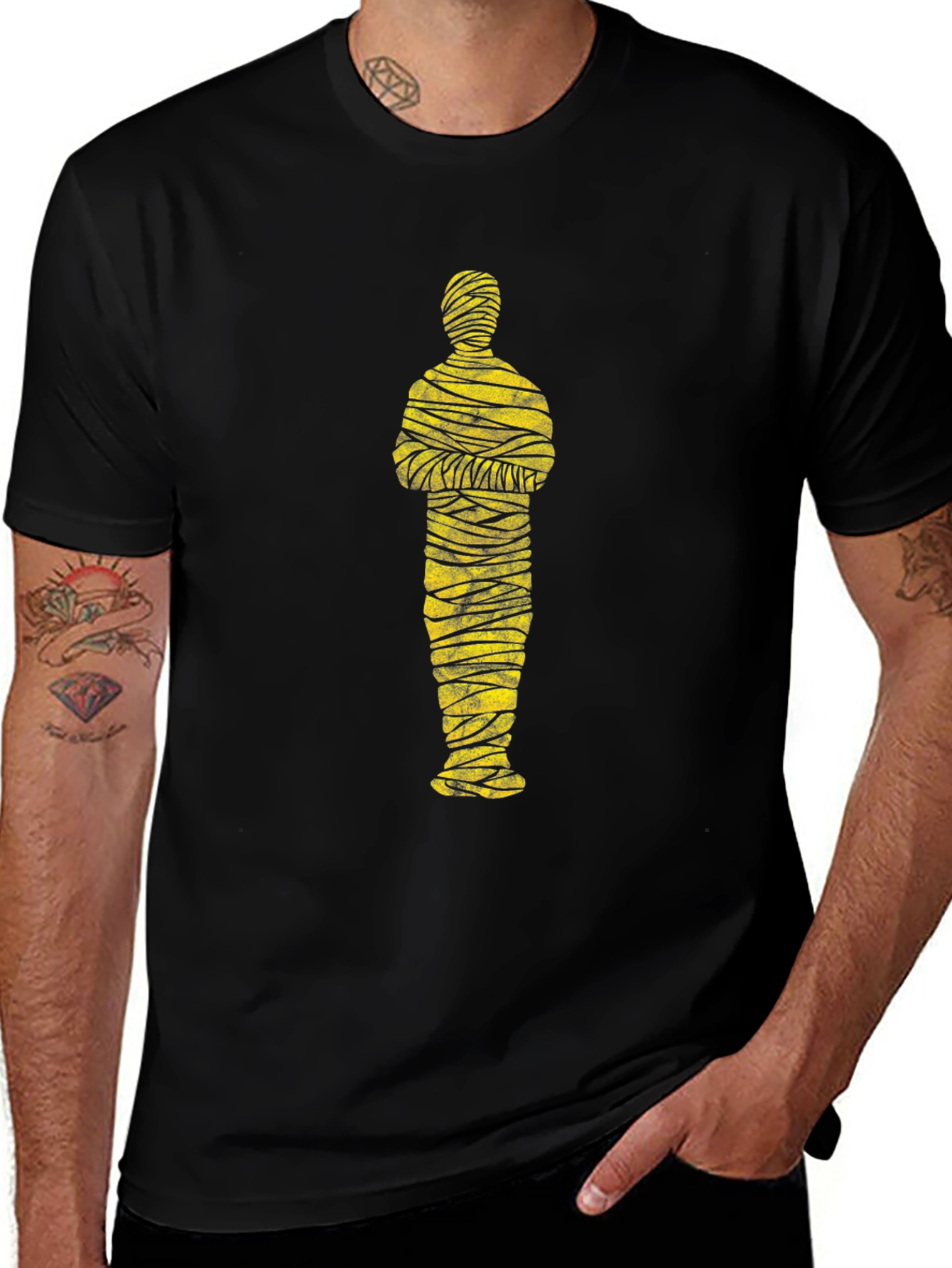 Mummy Graphic T-Shirt - Cool Halloween Costume Tee