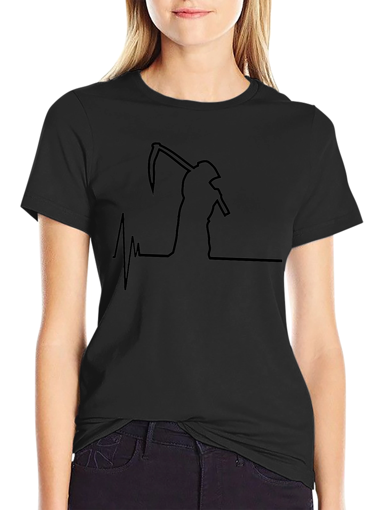 Grim Reaper Heartbeat T-Shirt - Dark Humor Tee