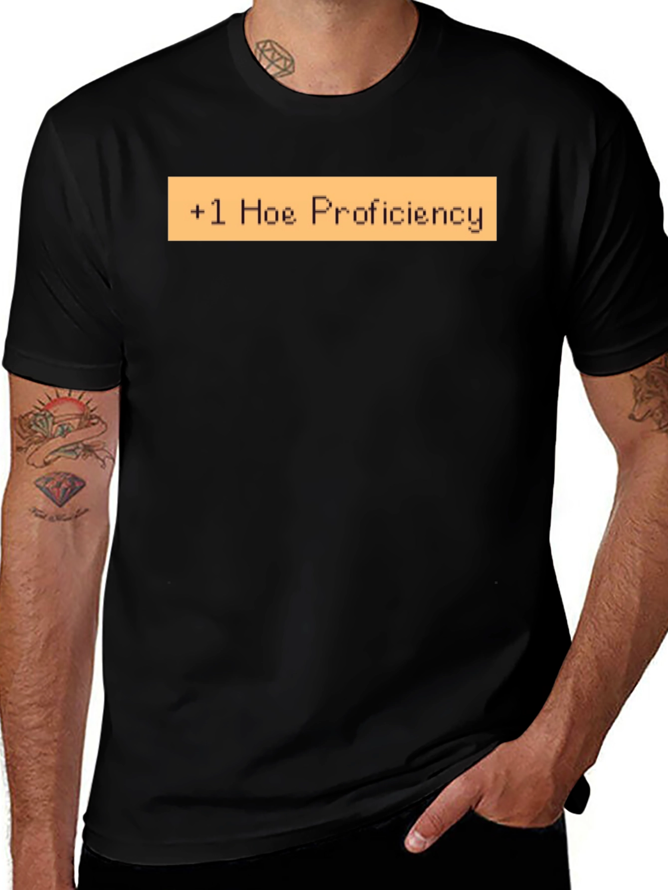 +1 Hoe Proficiency Funny Graphic T-Shirt