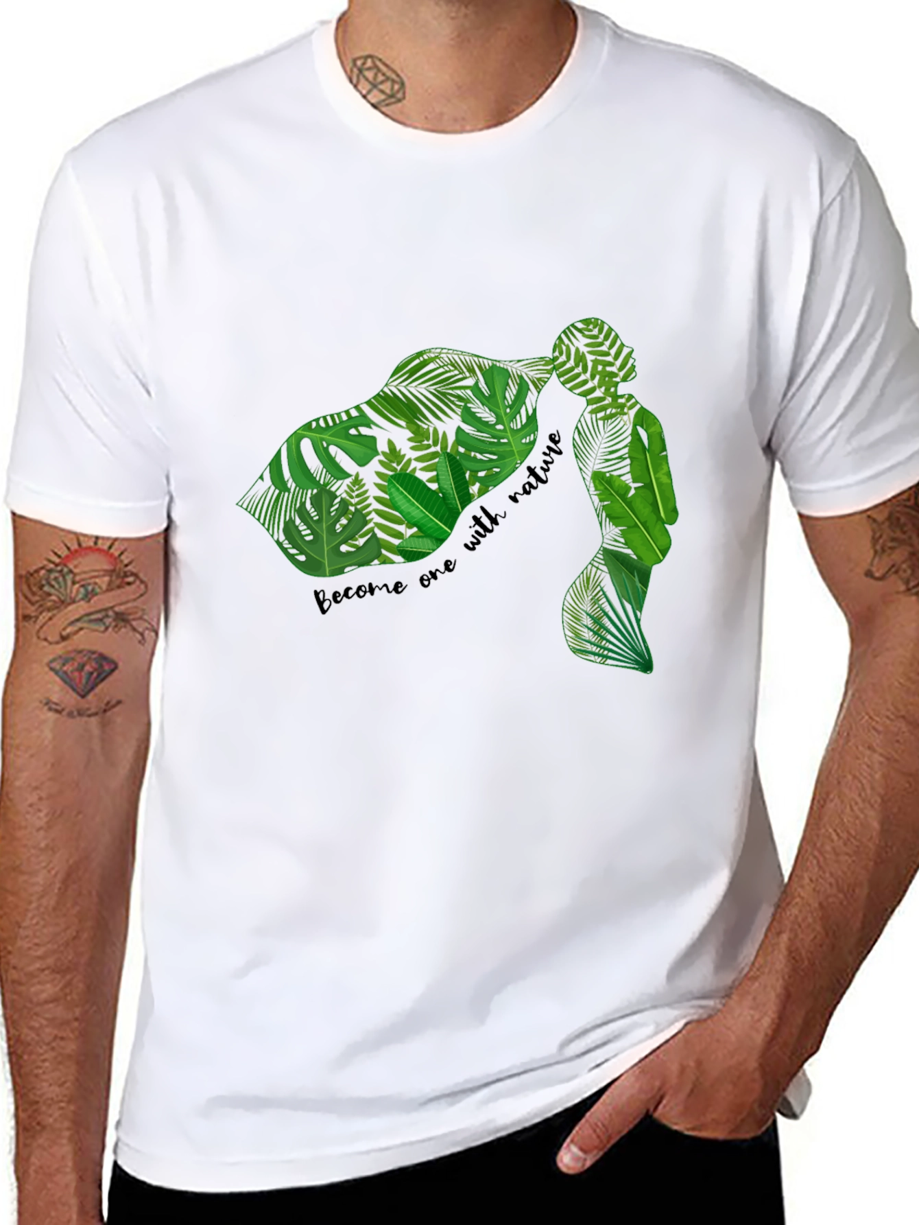 Nature Lover Graphic Tee - Embrace the Green