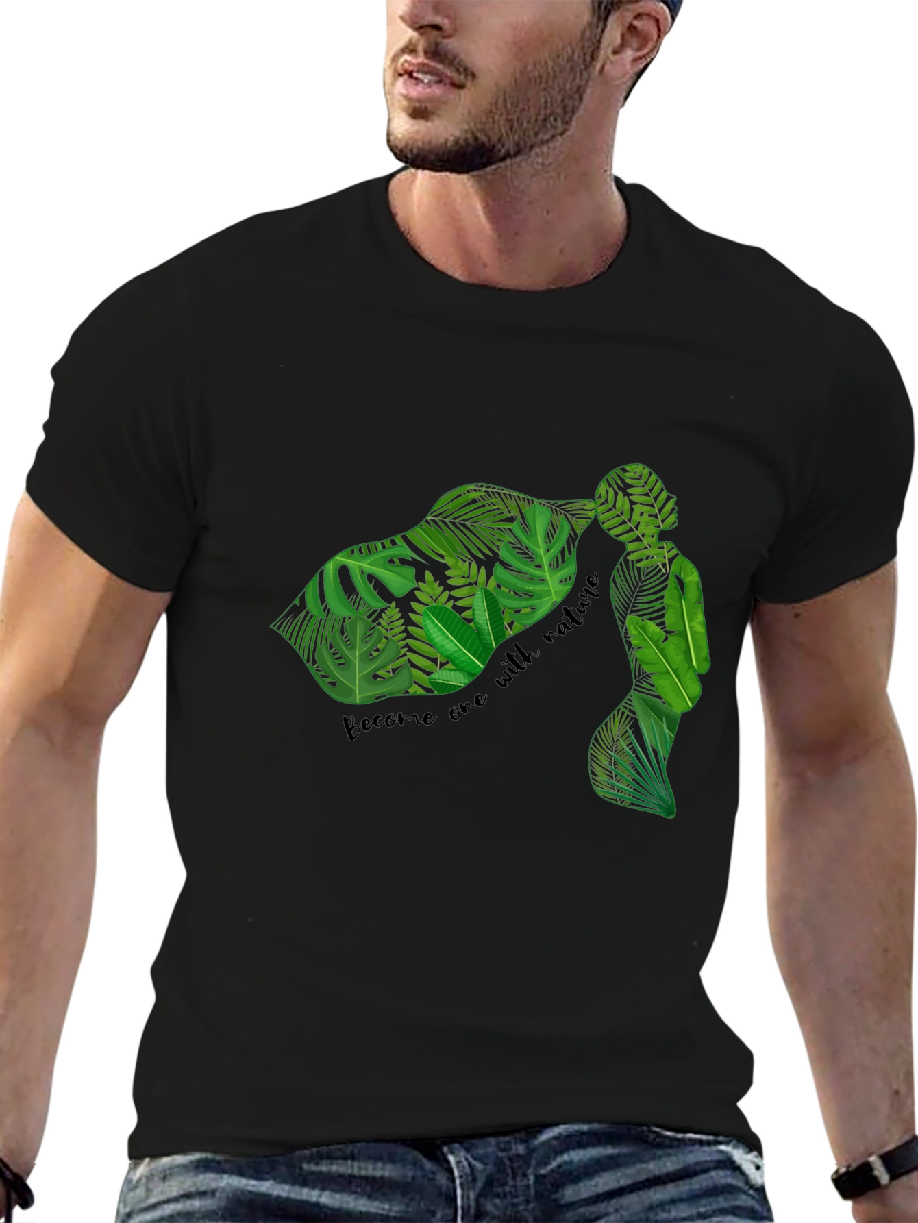 Nature Lover Graphic Tee - Embrace the Green