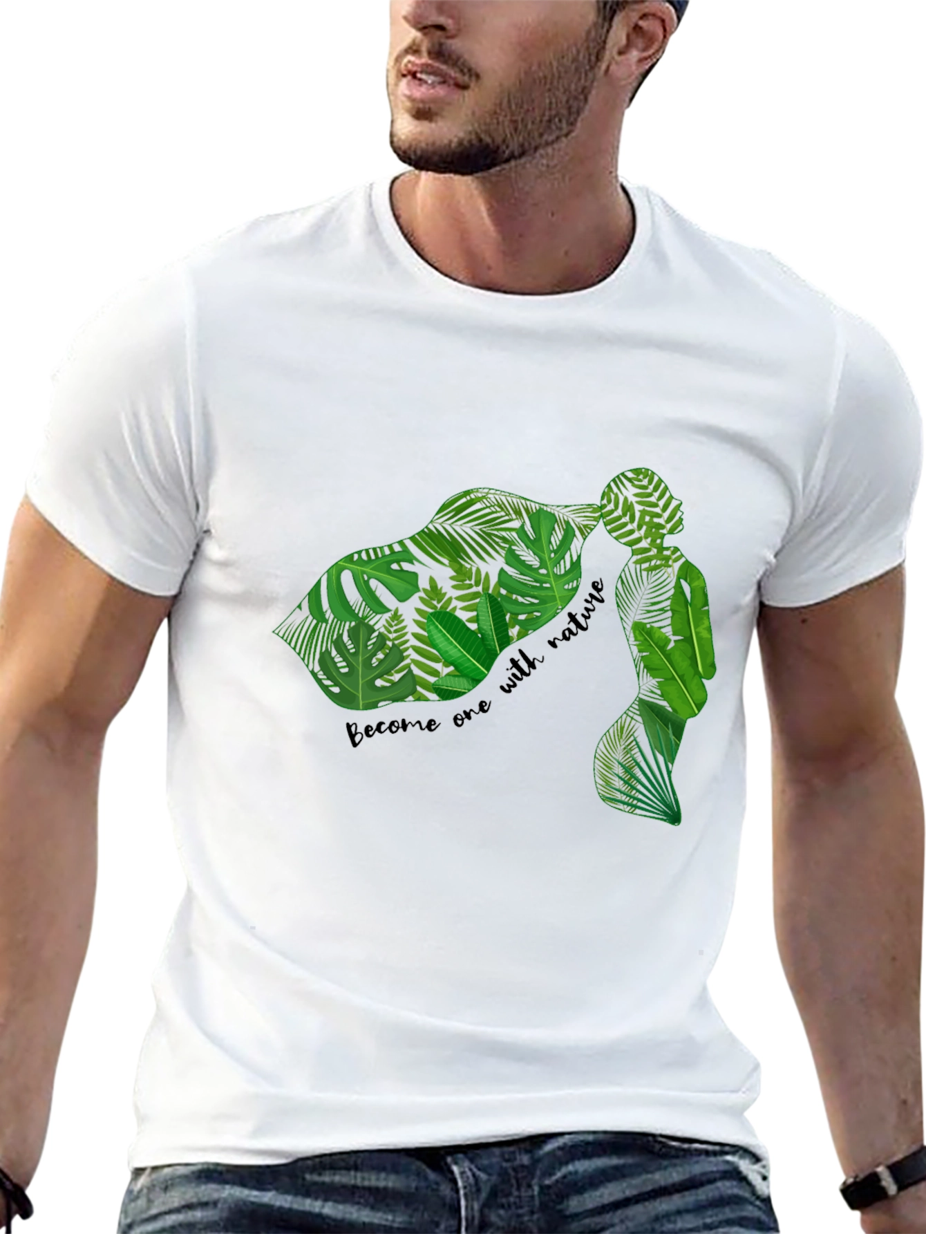 Nature Lover Graphic Tee - Embrace the Green