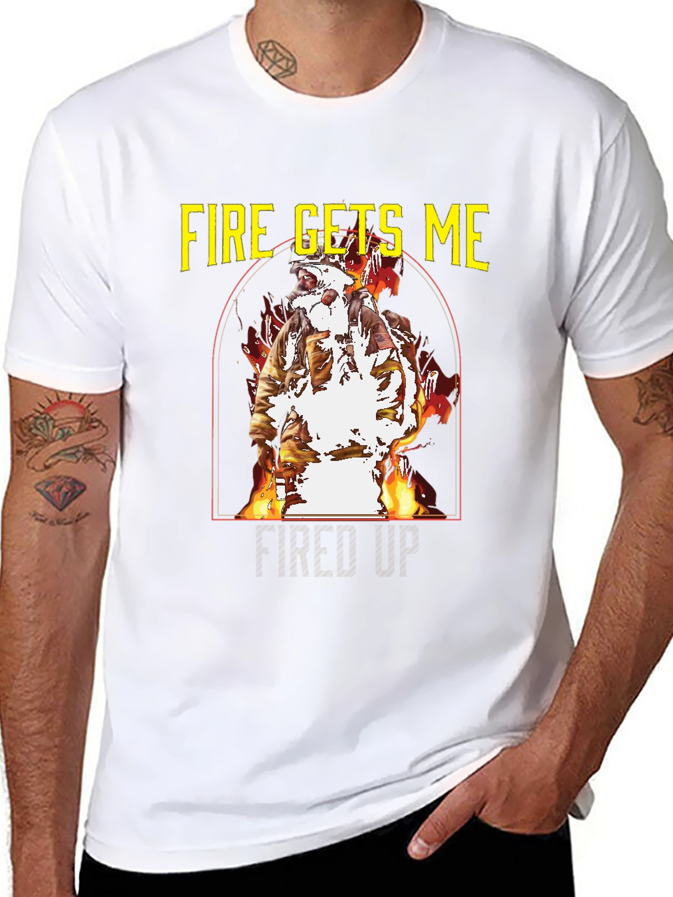 Fire Gets Me Fired Up T-Shirt