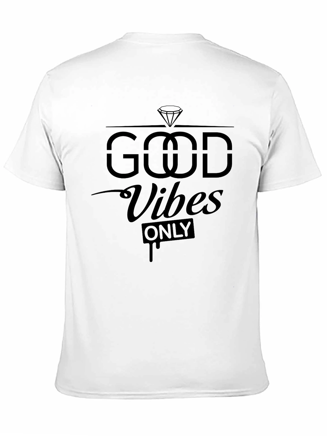 Good Vibes Only Black Graphic Tee