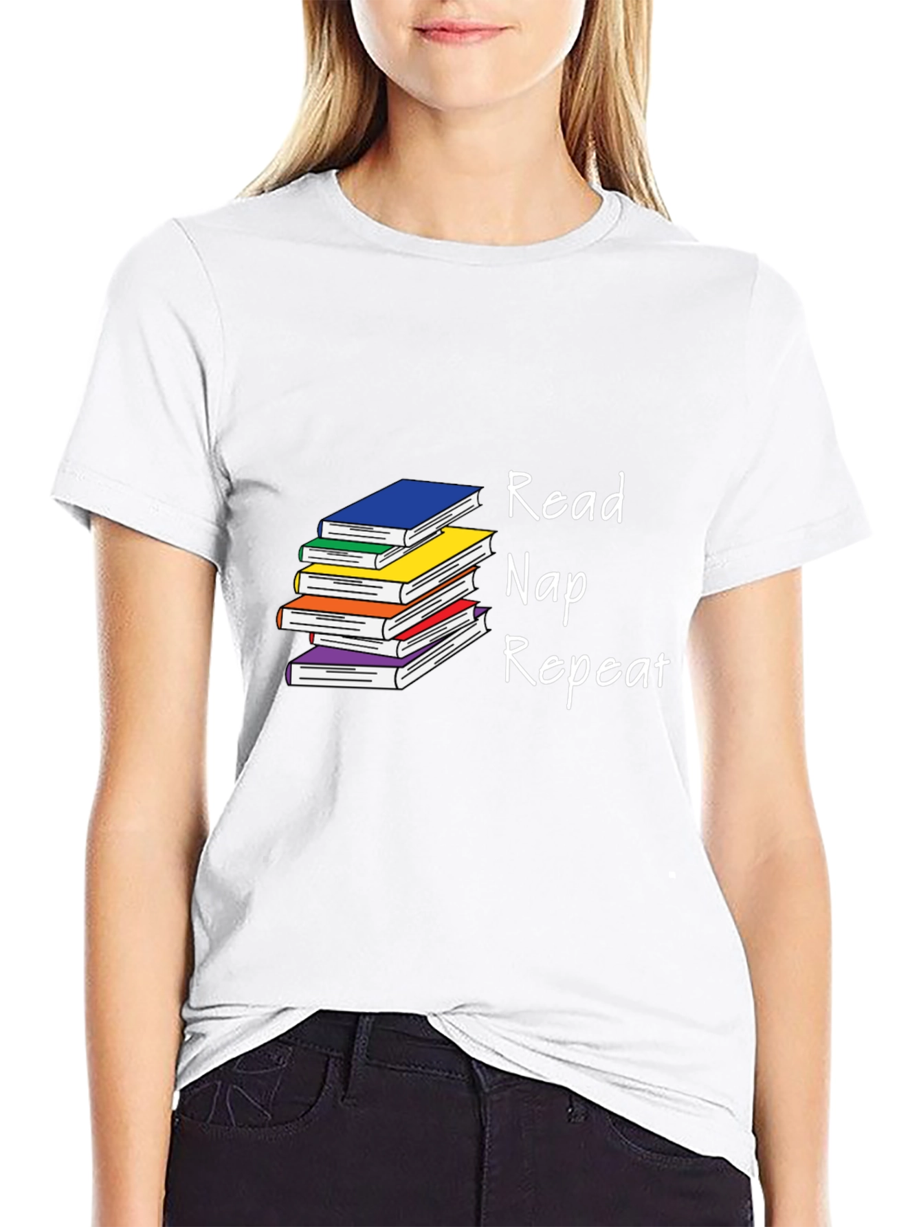 Read Nap Repeat Graphic T-Shirt