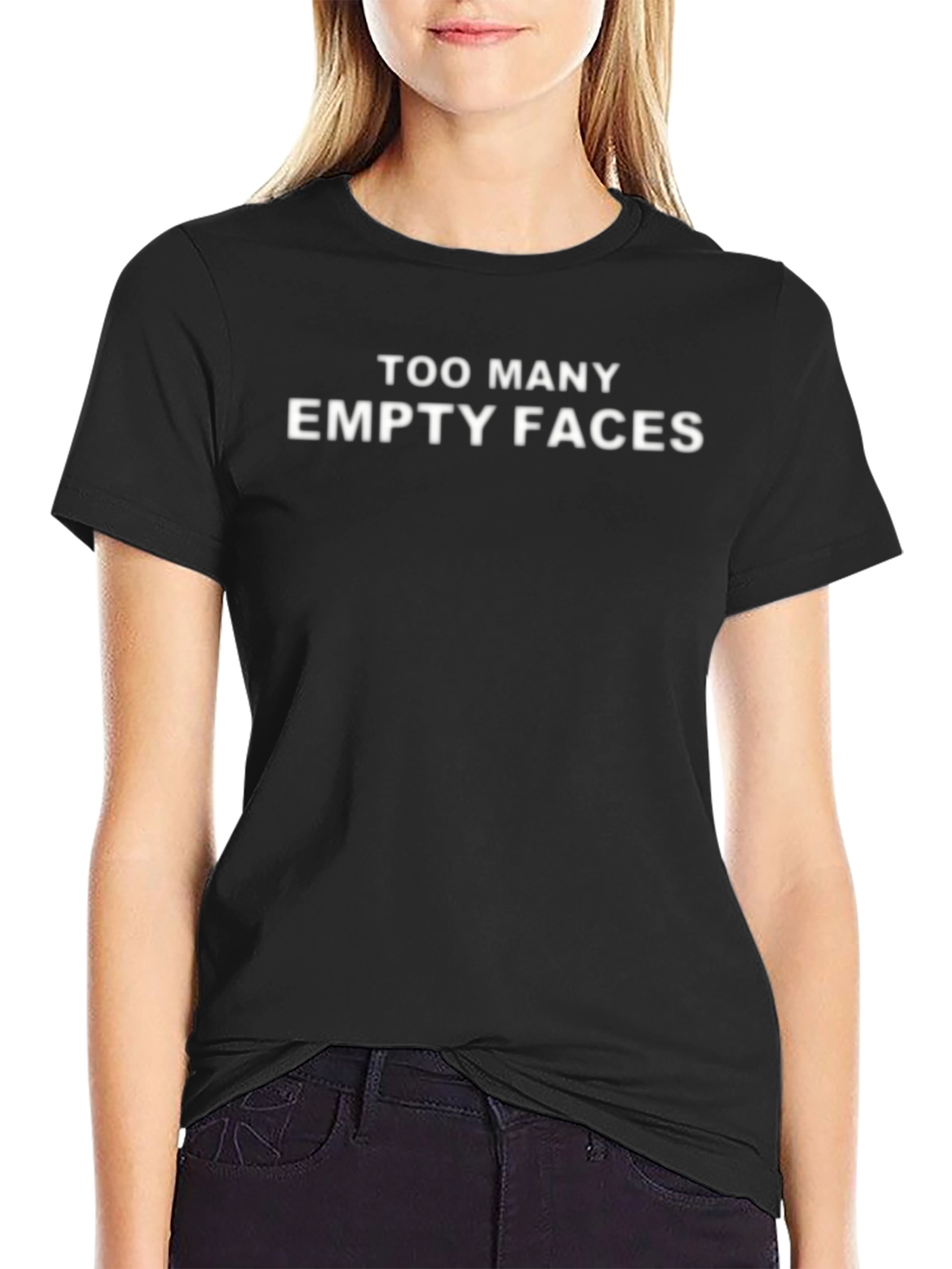 Too Many Empty Faces Graphic Tee