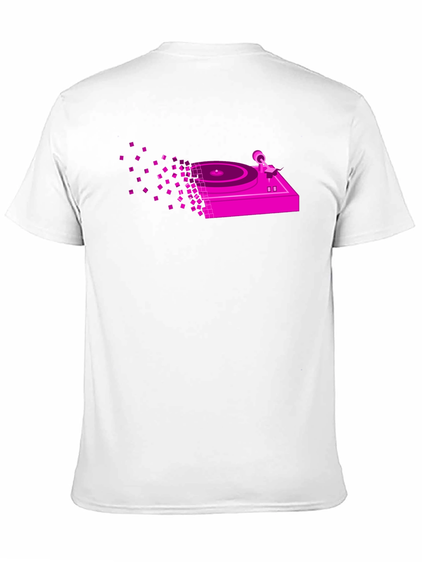 DJ Turntable Graphic Tee - Black