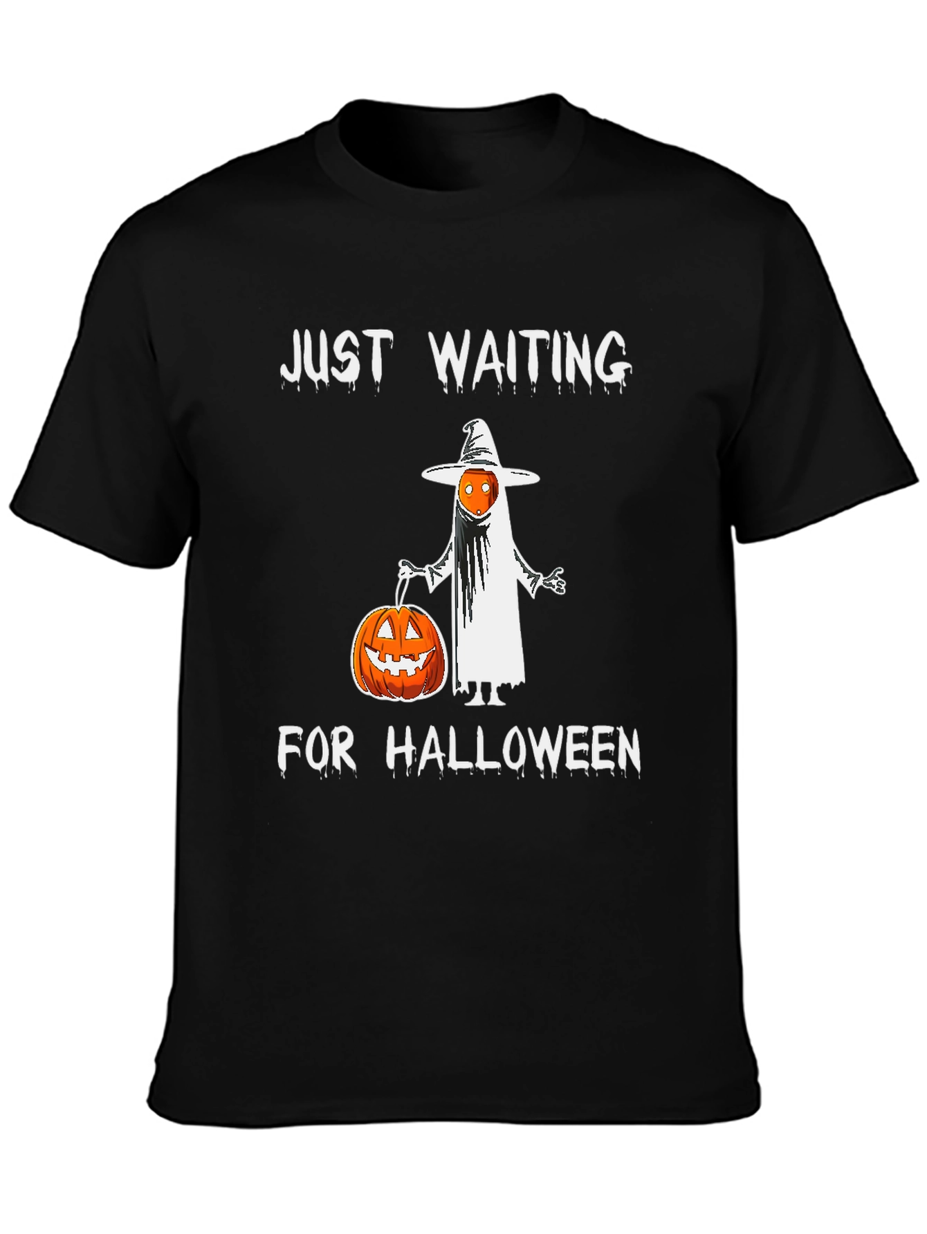 Halloween Ghost Pumpkin Graphic Tee