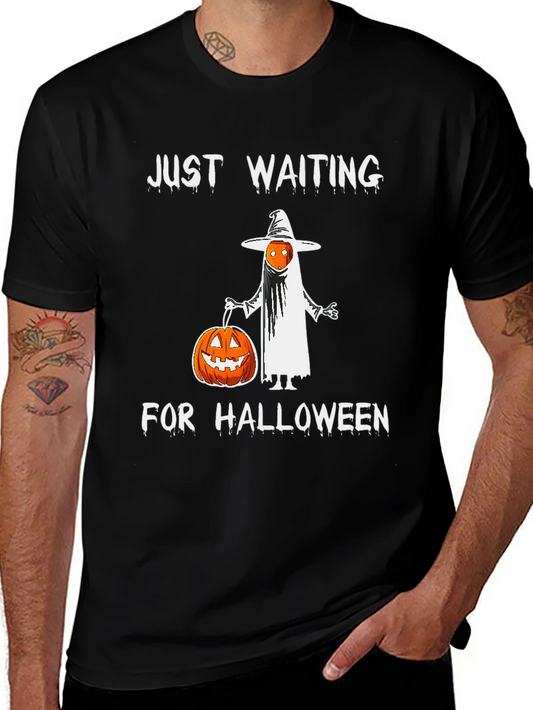 Halloween Ghost Pumpkin Graphic Tee