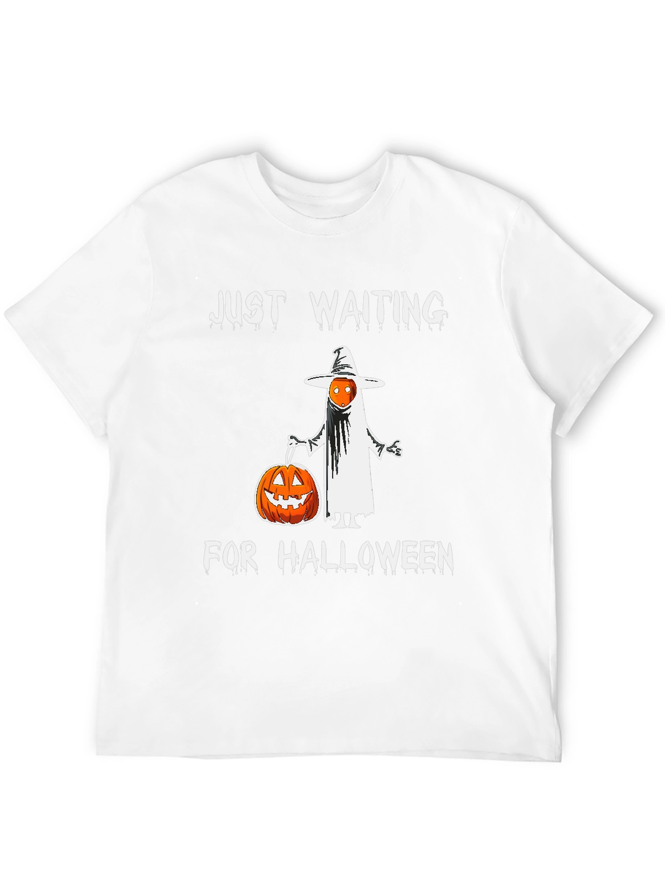 Halloween Ghost Pumpkin Graphic Tee