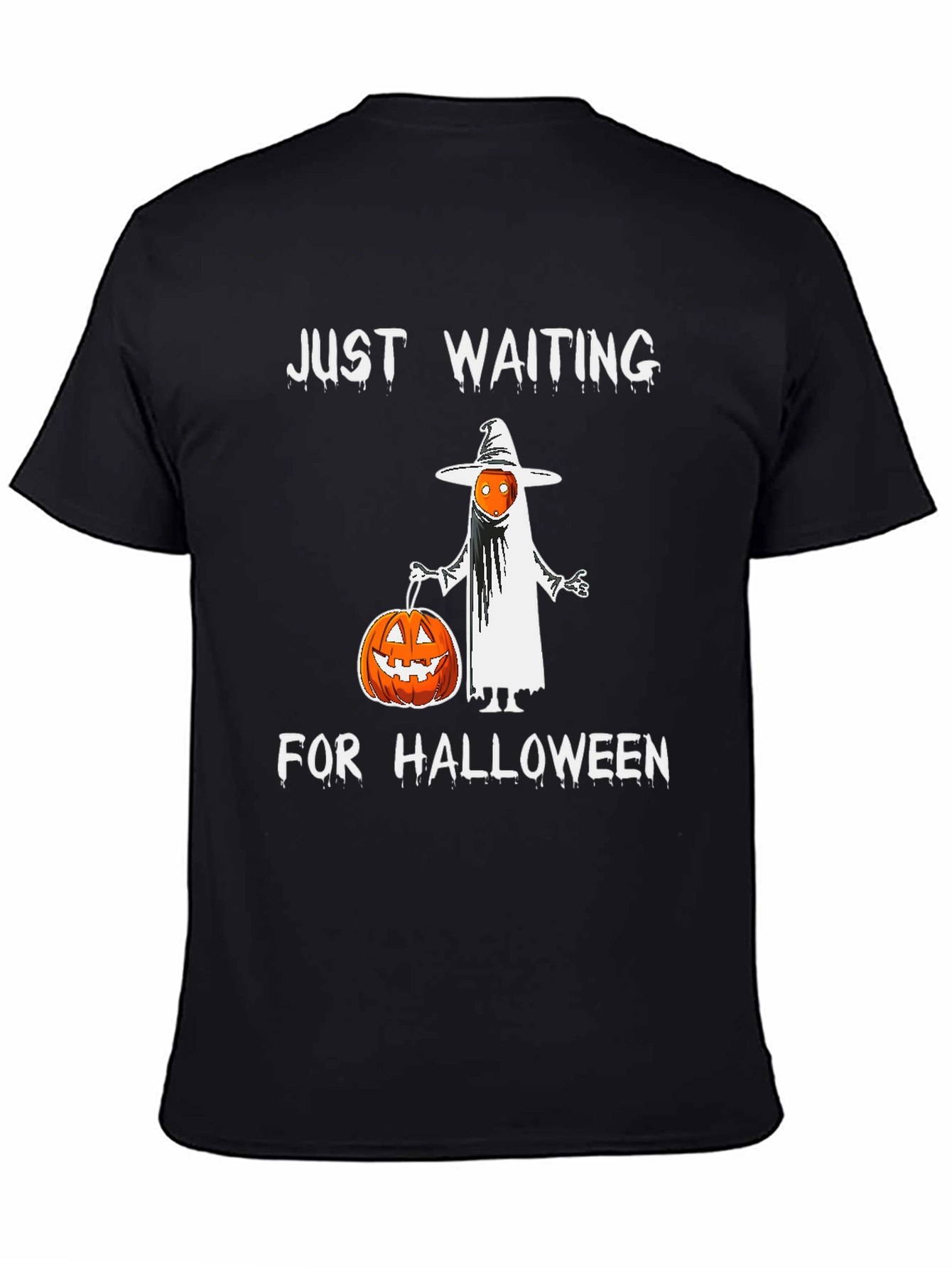 Halloween Ghost Pumpkin Graphic Tee