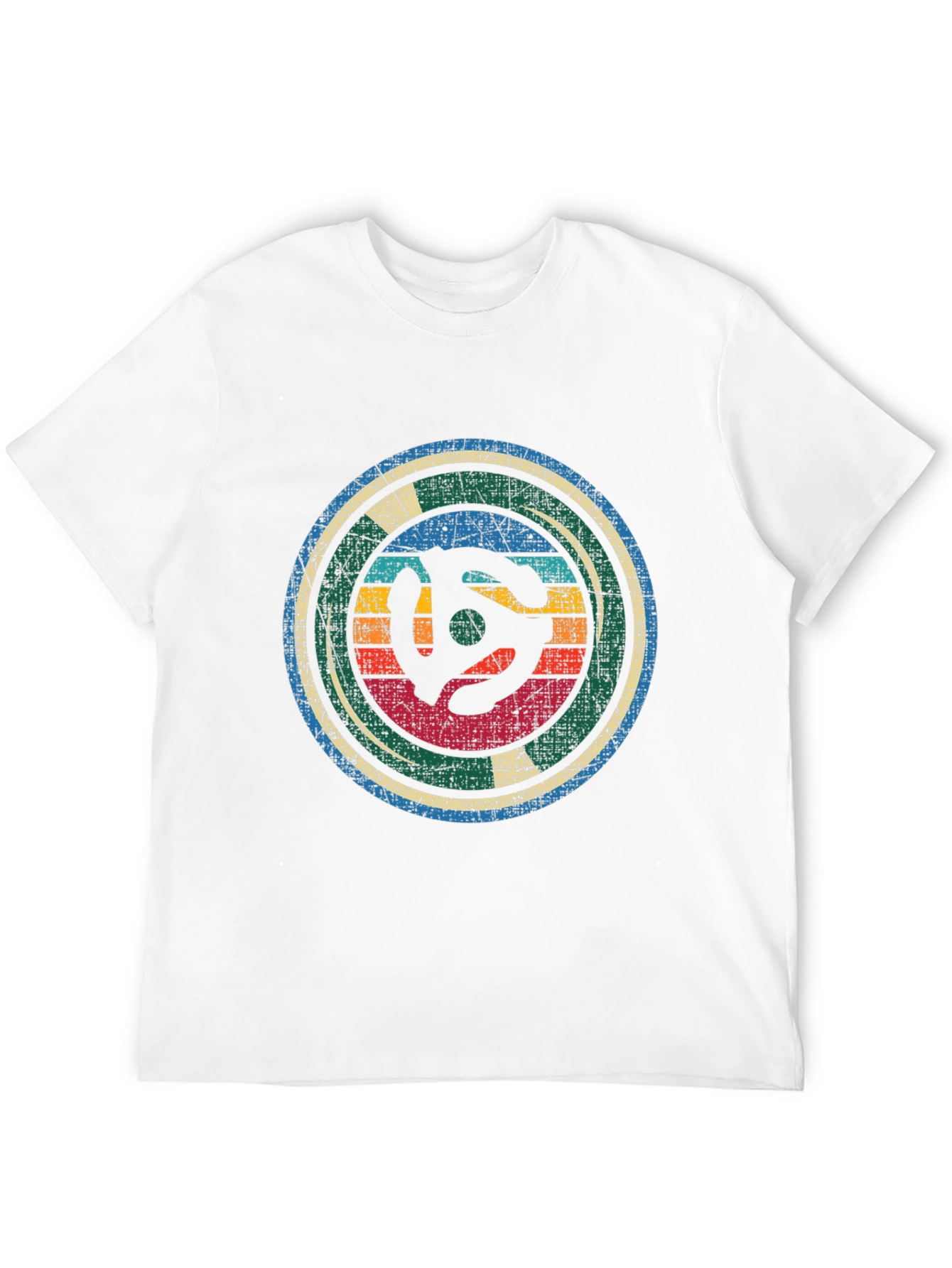 Retro Vinyl Record Adapter T-Shirt
