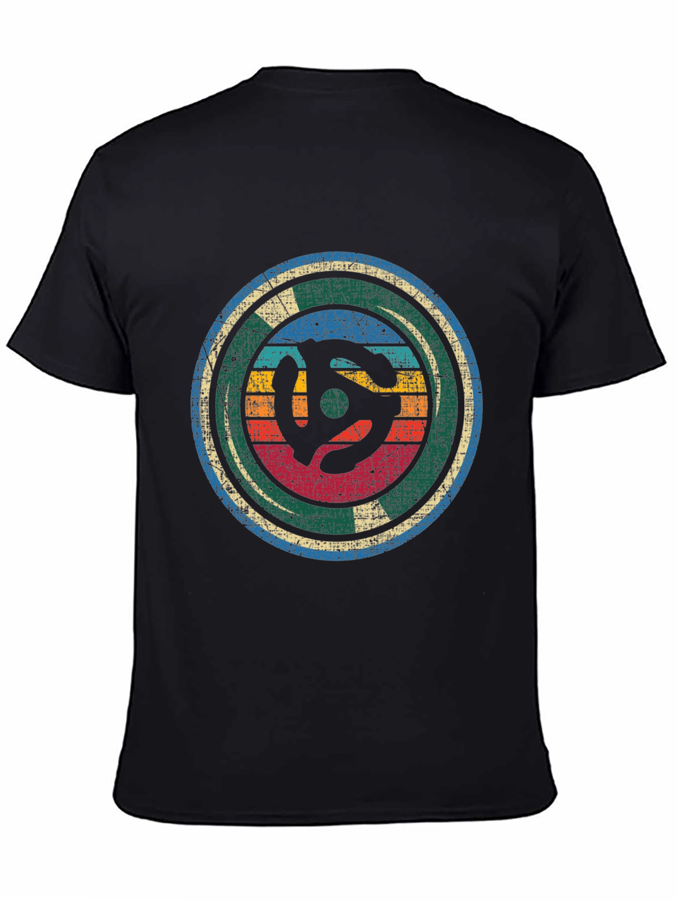 Retro Vinyl Record Adapter T-Shirt