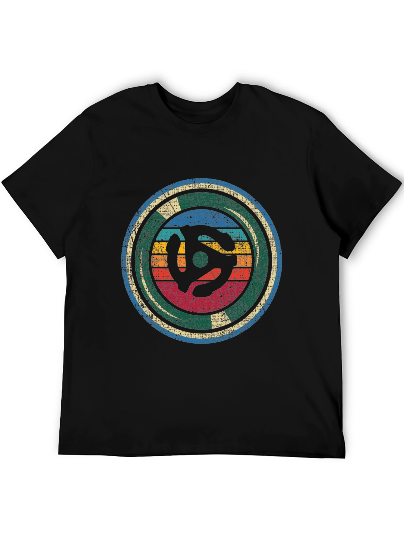 Retro Vinyl Record Adapter T-Shirt