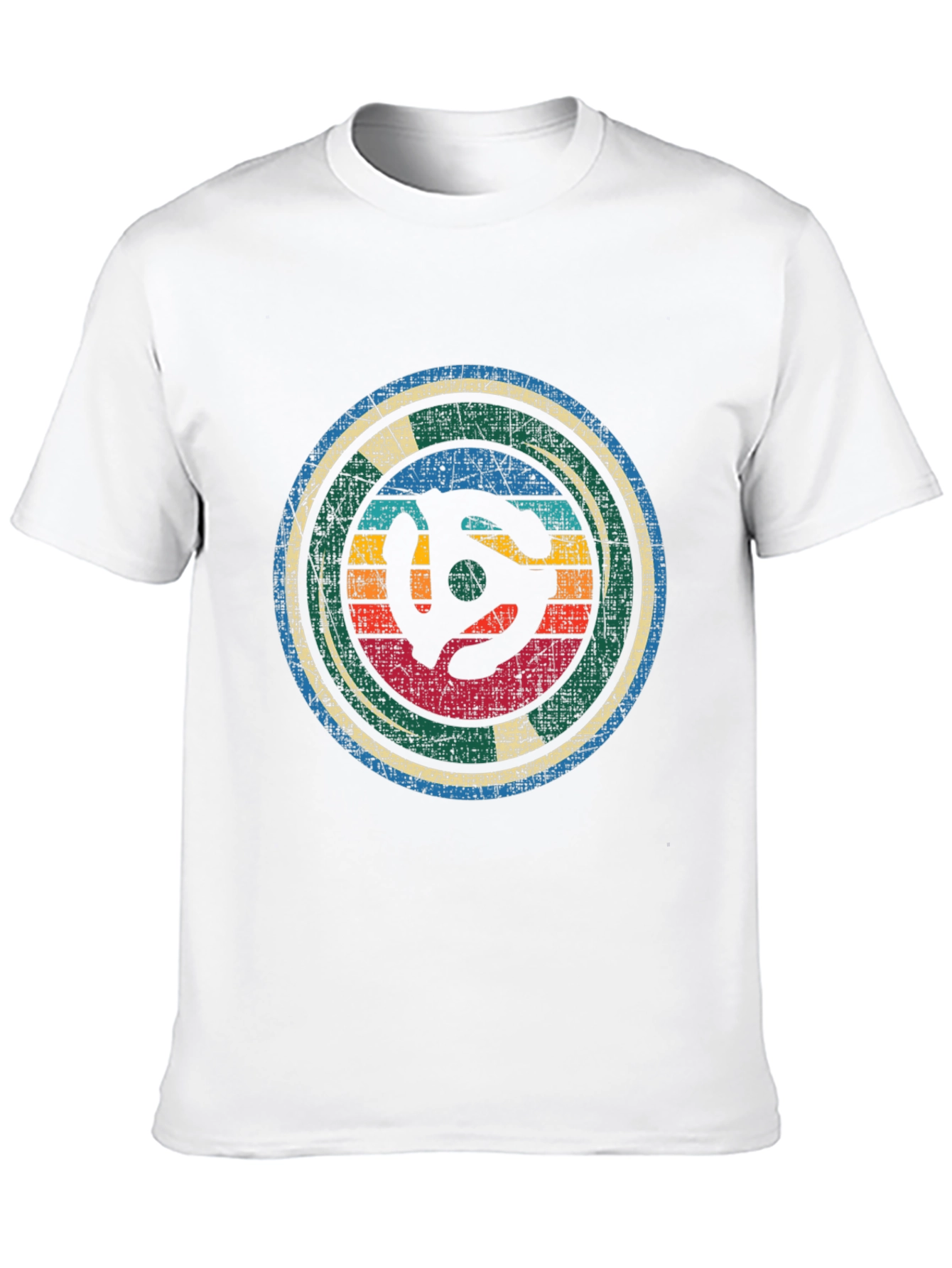 Retro Vinyl Record Adapter T-Shirt