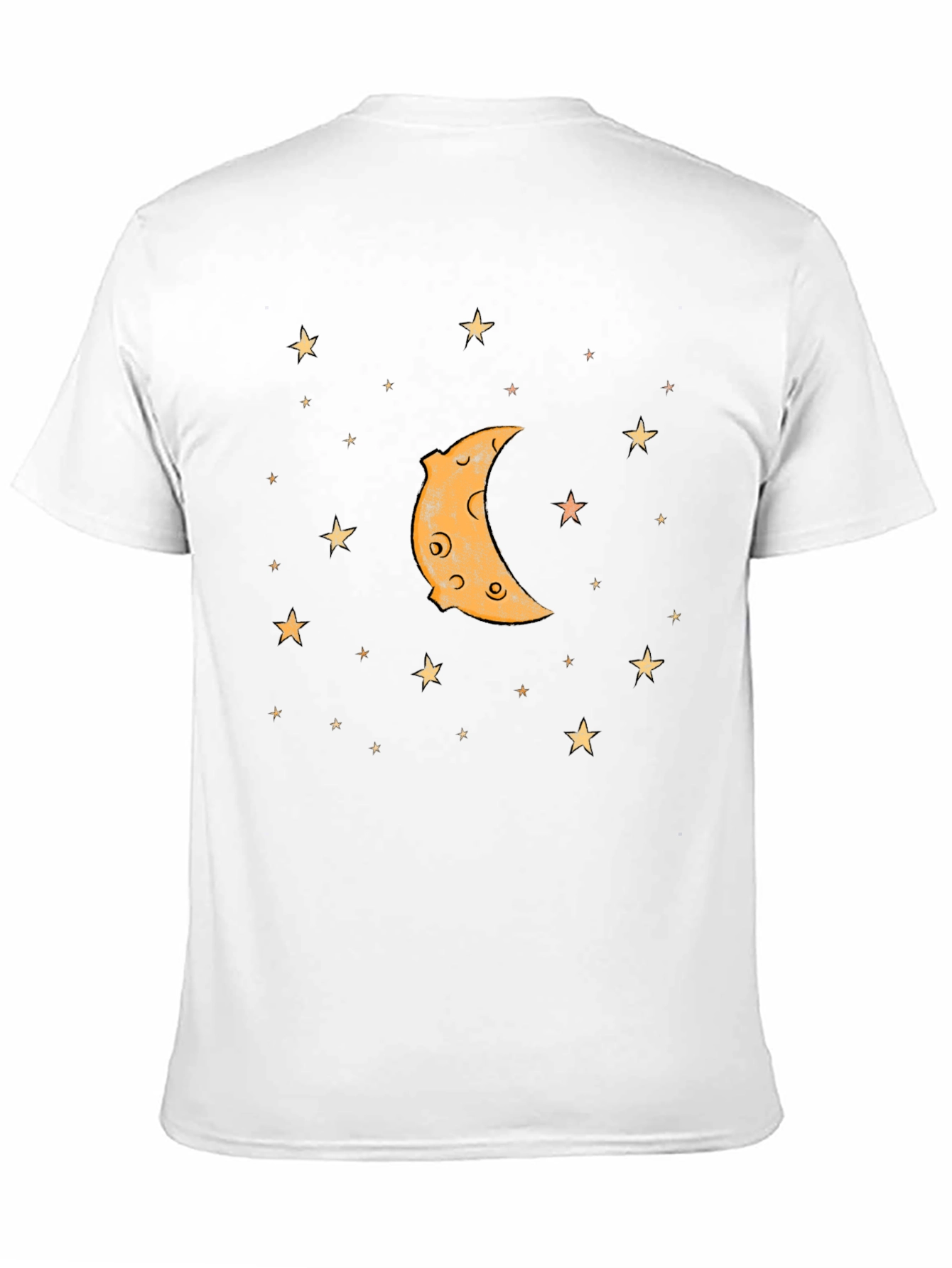 Crescent Moon & Stars Graphic T-Shirt
