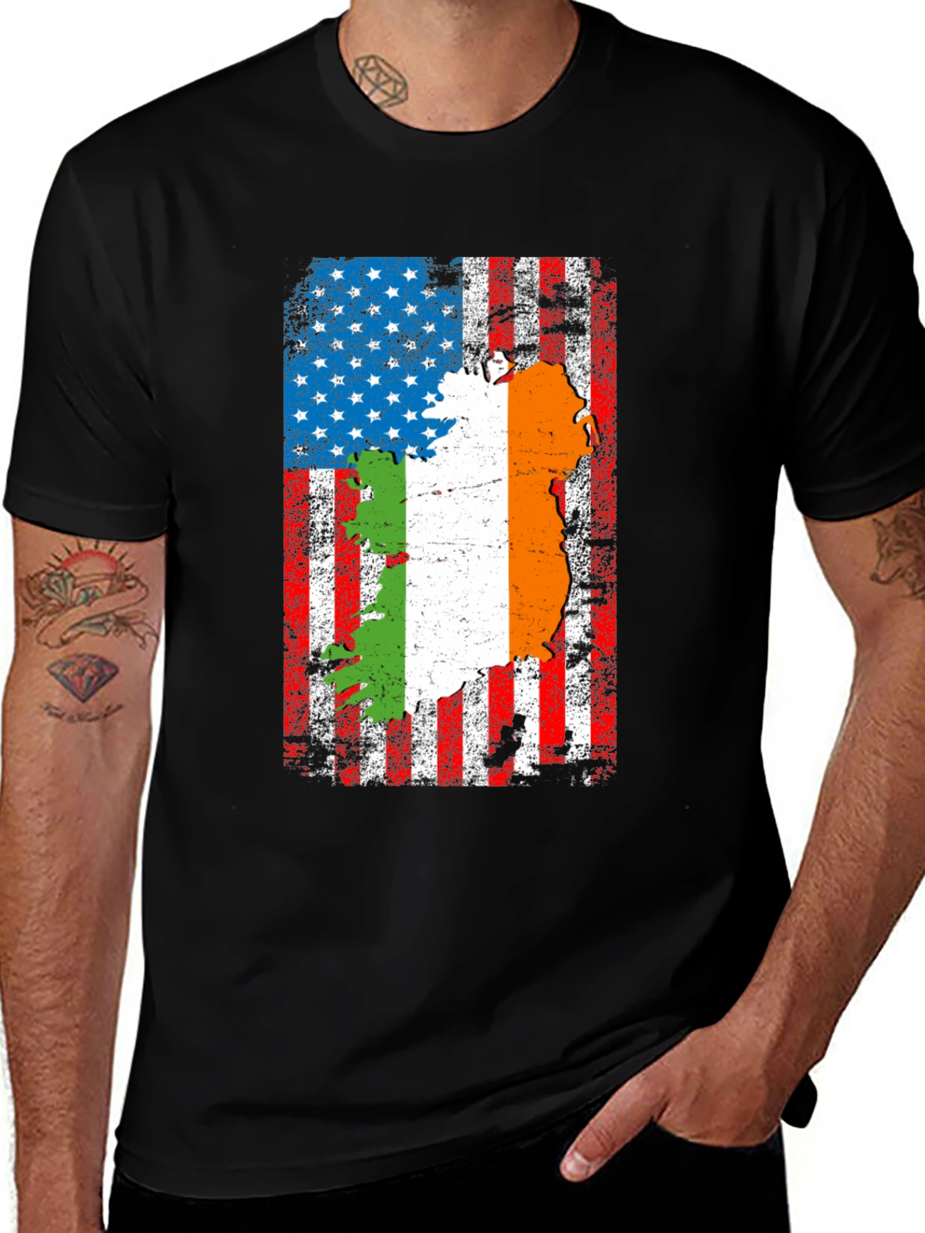 Irish American Flag T-Shirt
