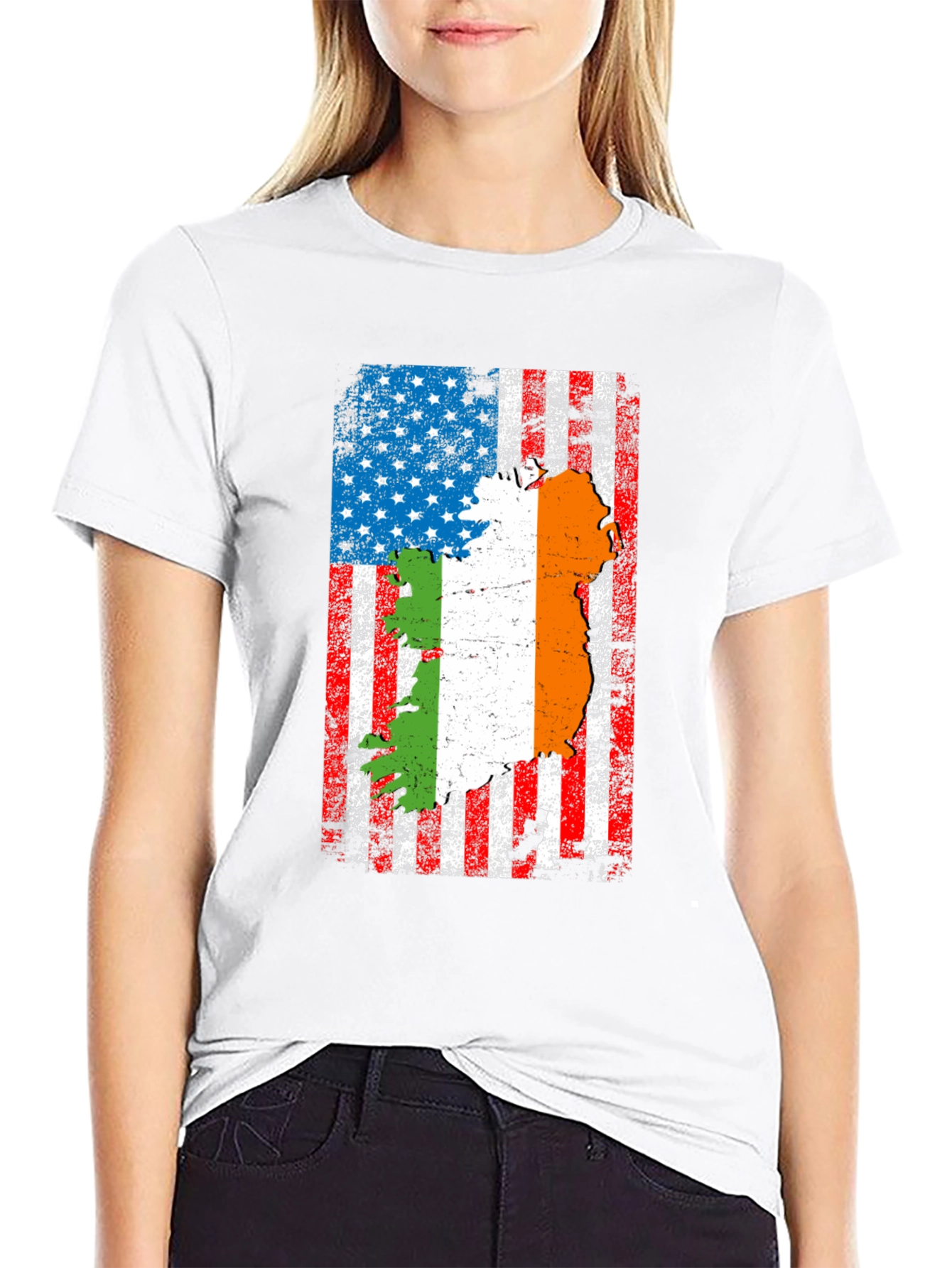 Irish American Flag T-Shirt