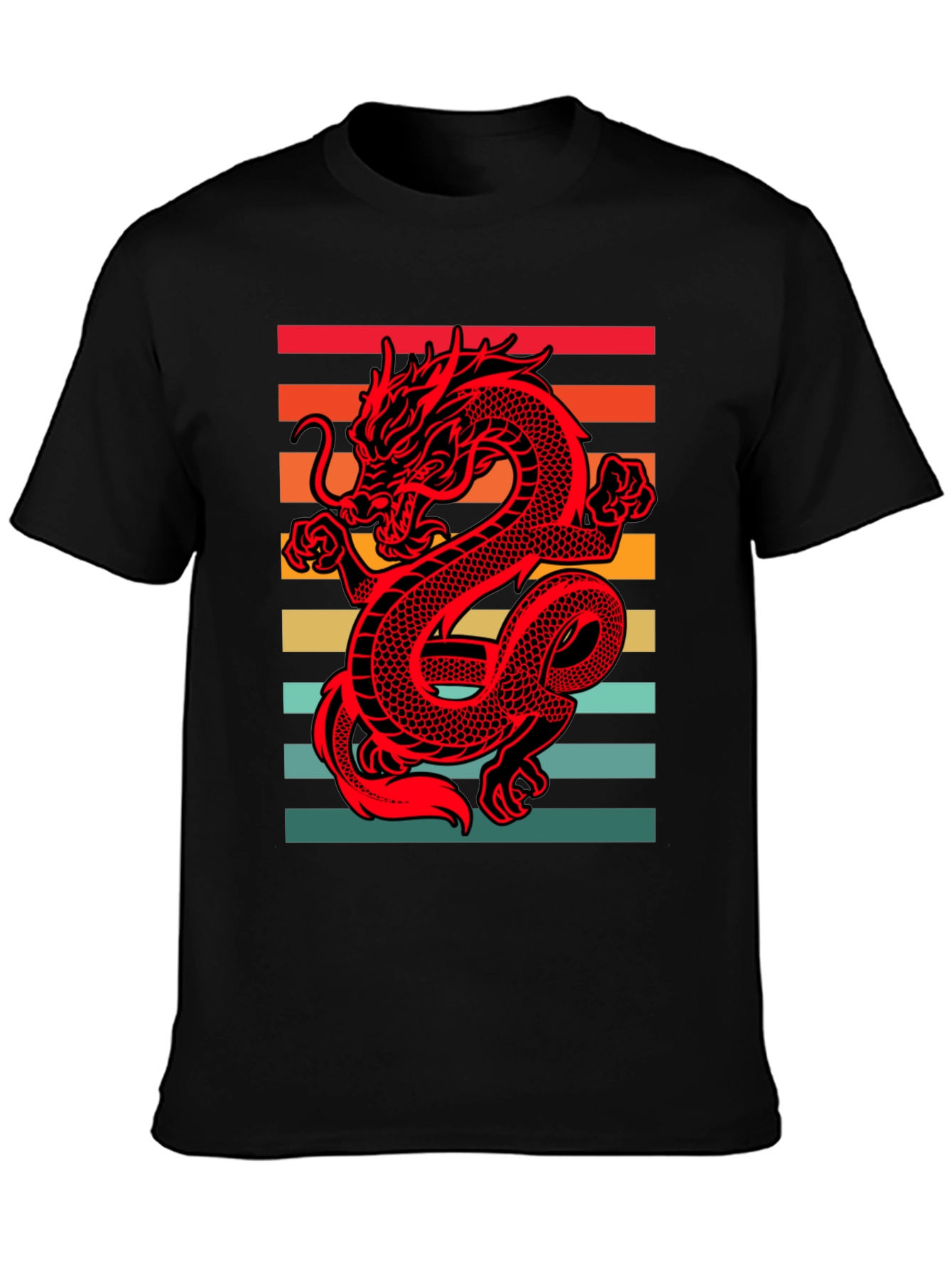Retro Dragon Graphic Tee
