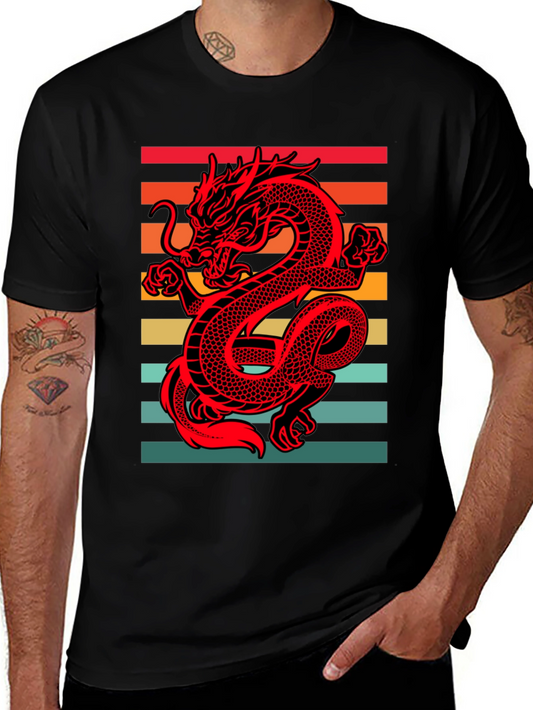 Retro Dragon Graphic Tee