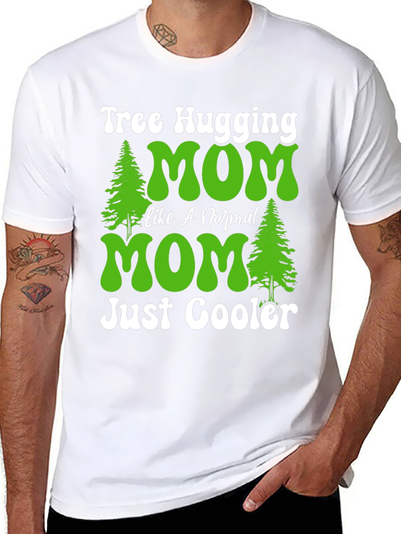 Tree Hugging Mom T-Shirt - Just Cooler