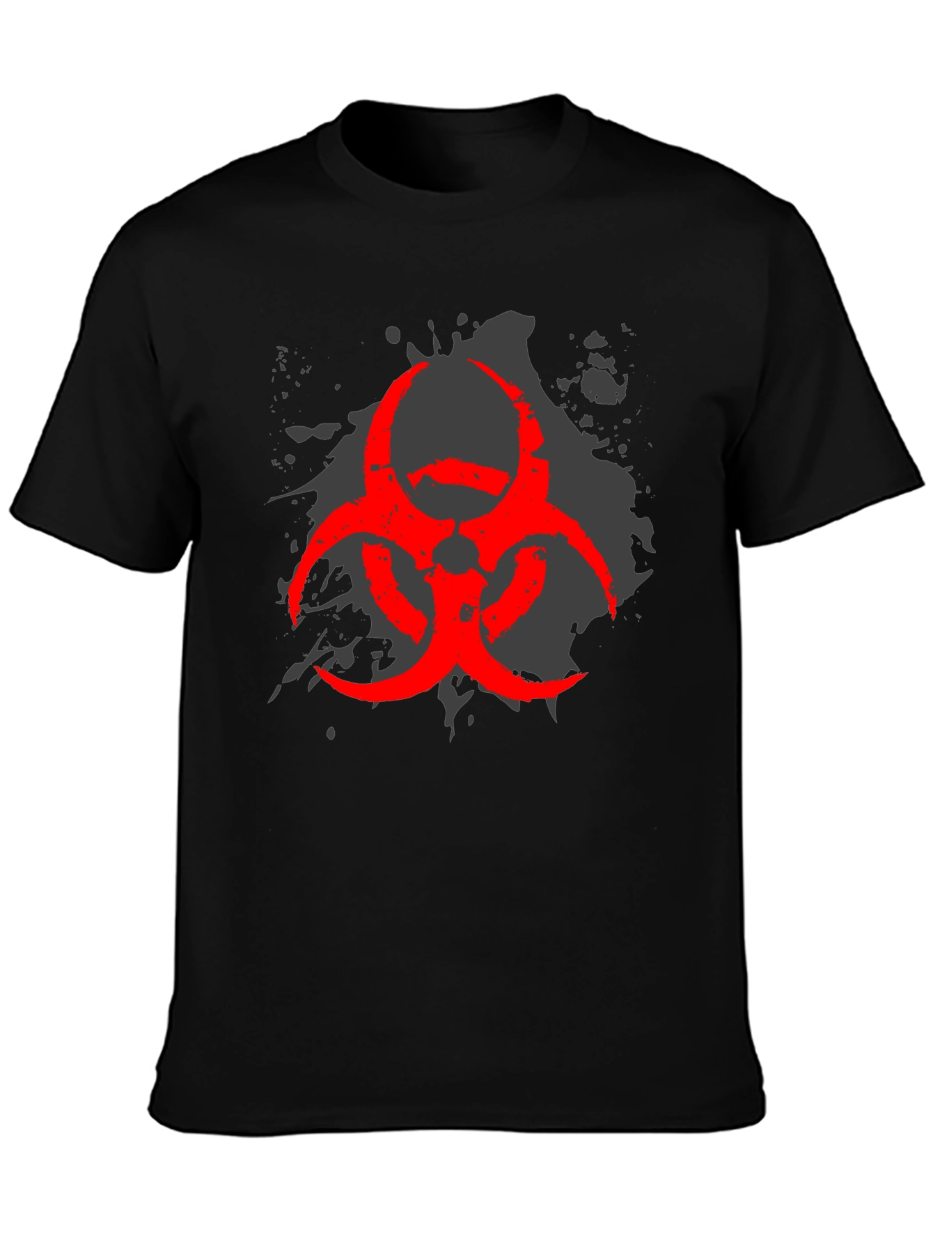 Biohazard Symbol Graphic T-Shirt