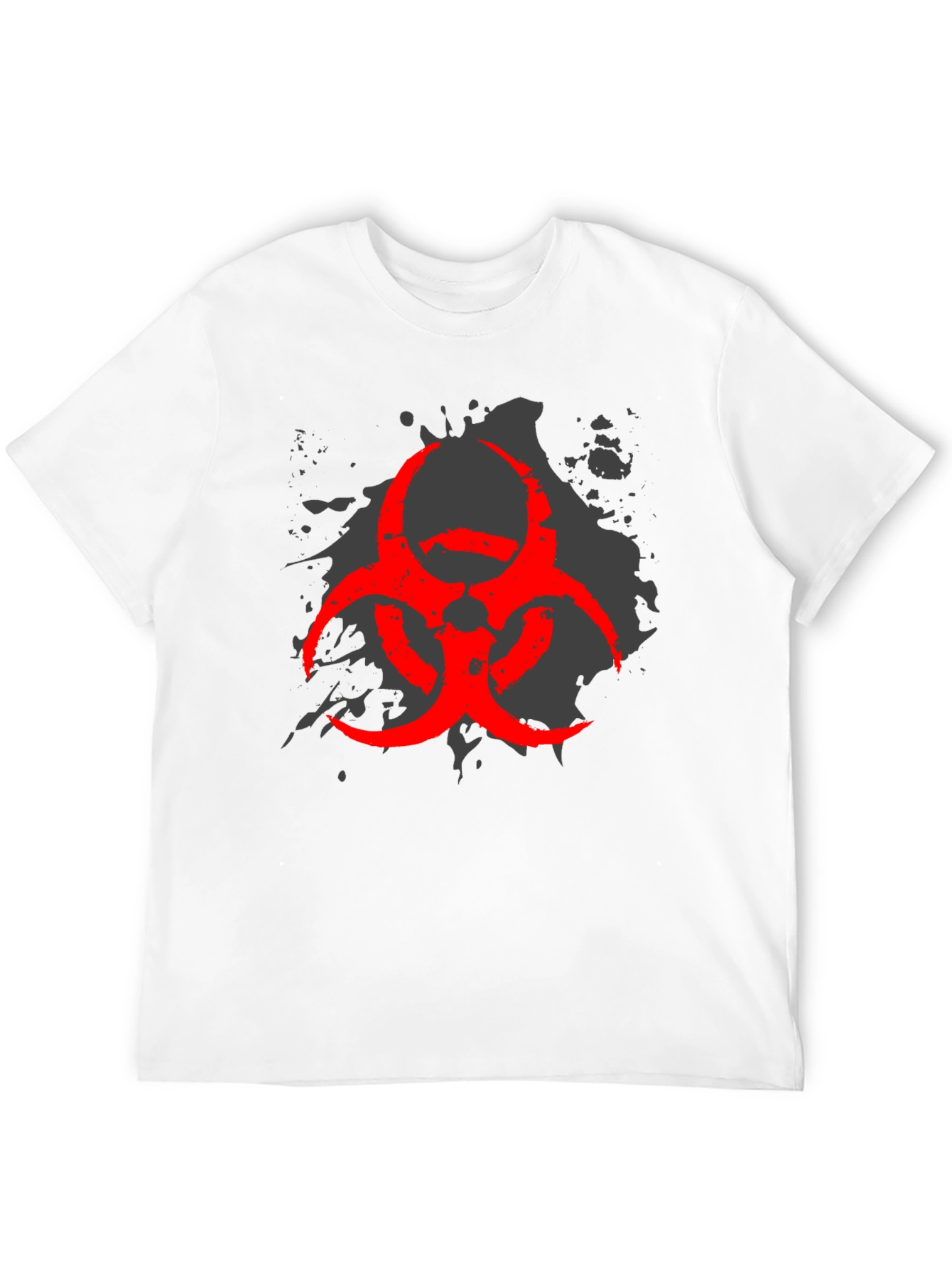 Biohazard Symbol Graphic T-Shirt