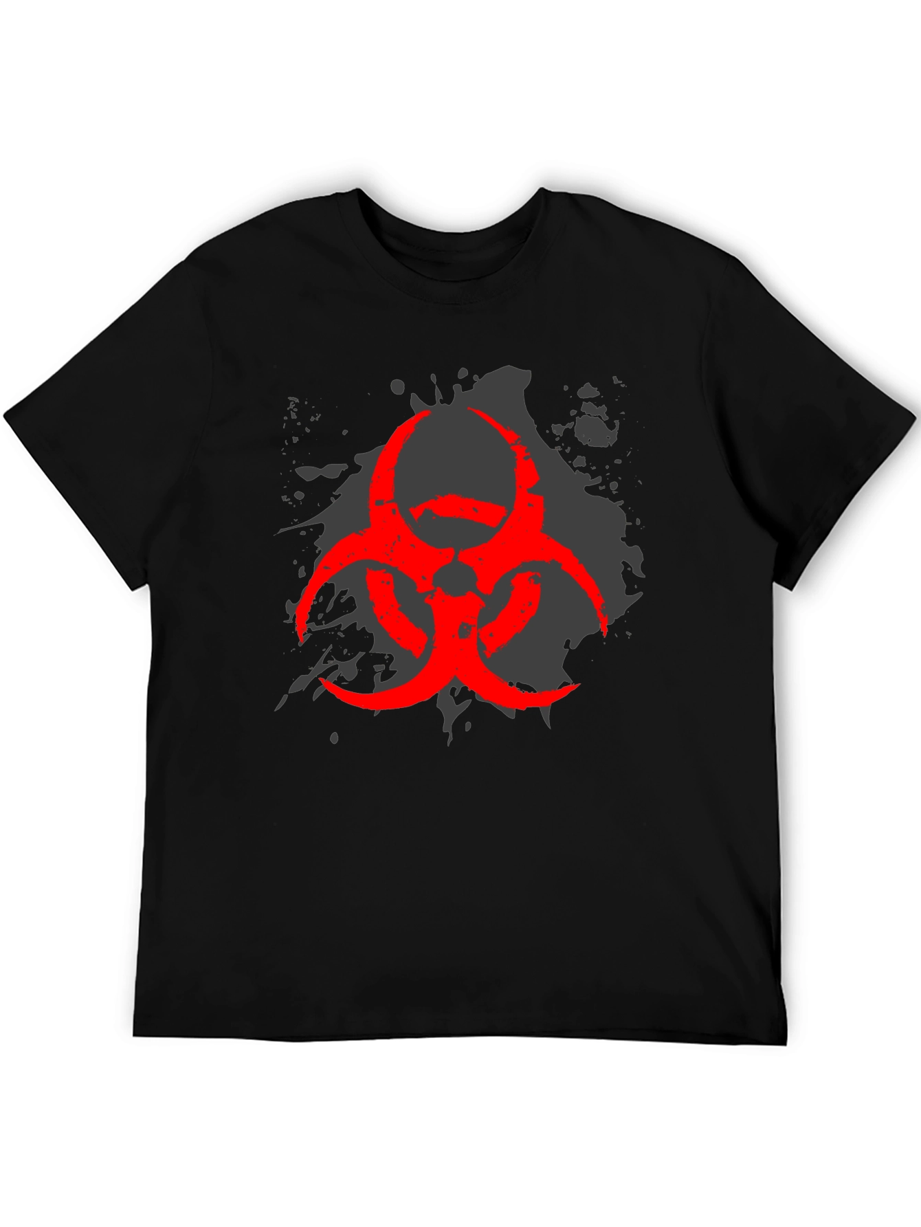 Biohazard Symbol Graphic T-Shirt