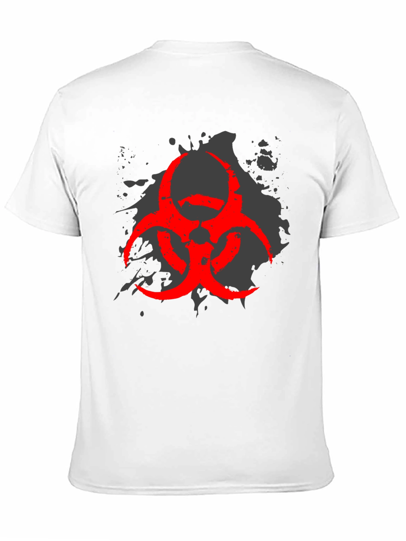 Biohazard Symbol Graphic T-Shirt